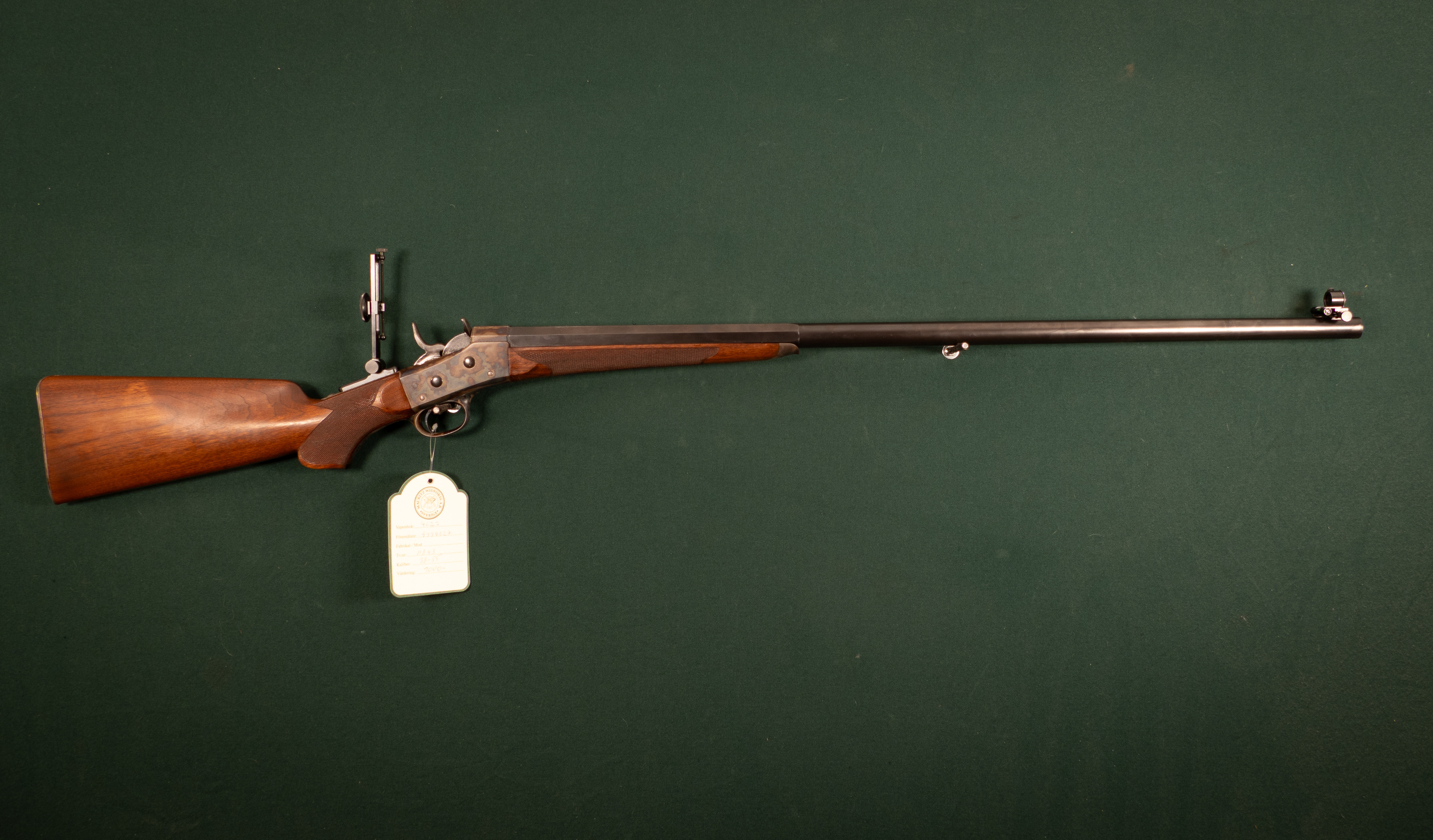 Rolling block Custom kal. 38-55 Tillv.nr. 11843 SE0895177.