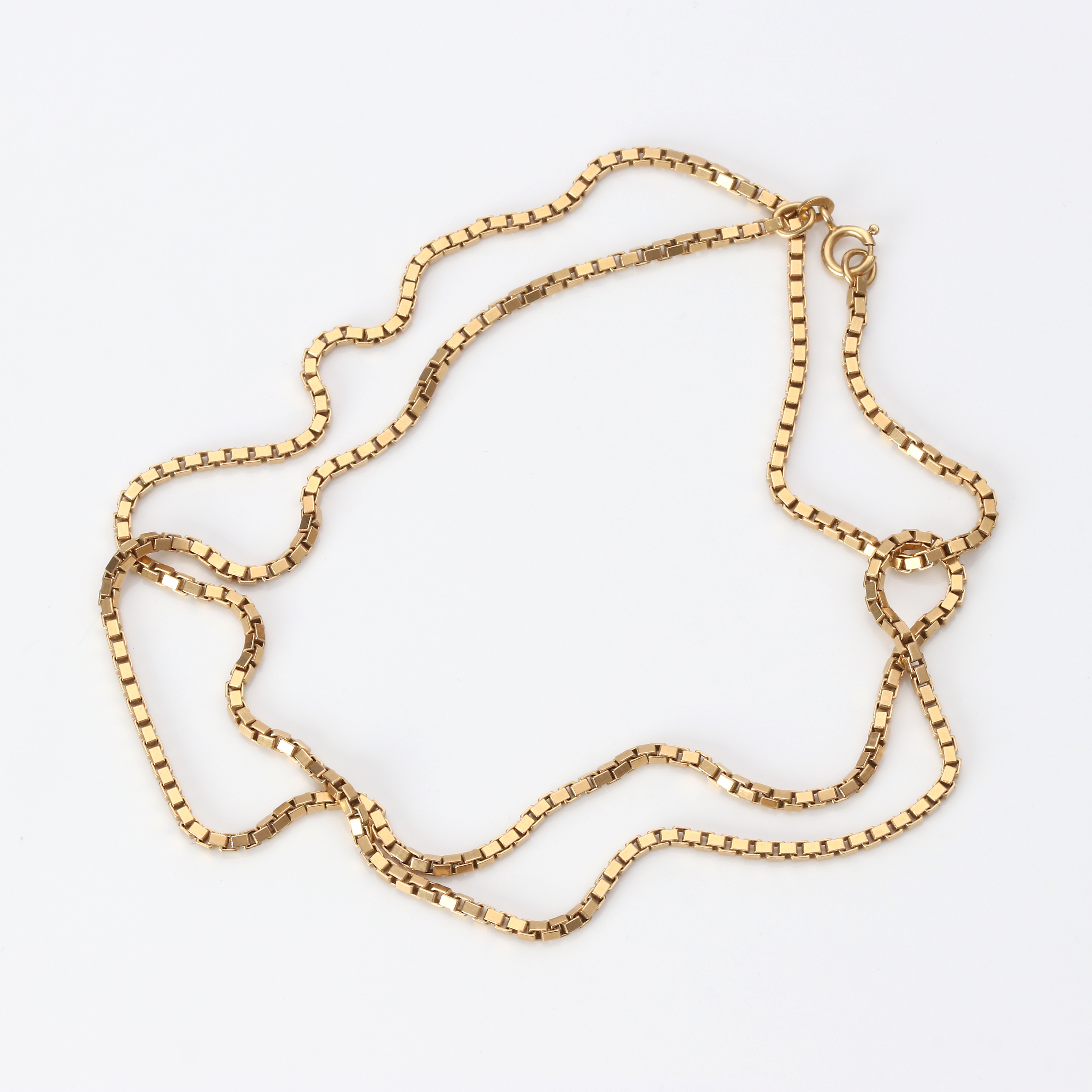 HALSBAND, VENETIALÄNK. 18k guld, vikt ca 28,1 gram.