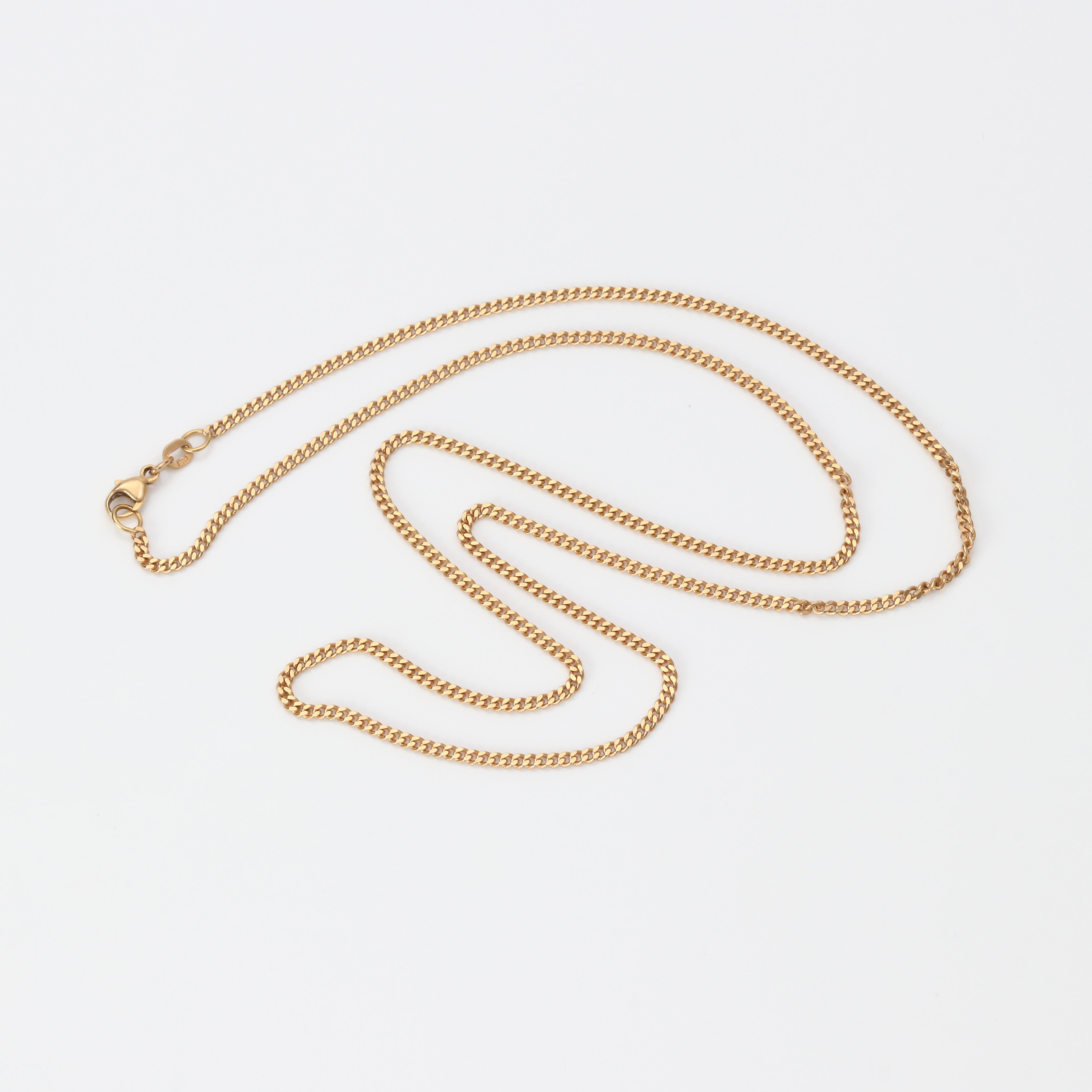 HALSBAND, PANSARLÄNK. 18k guld, Balestra, Italien, vikt ca 10,0 gram.