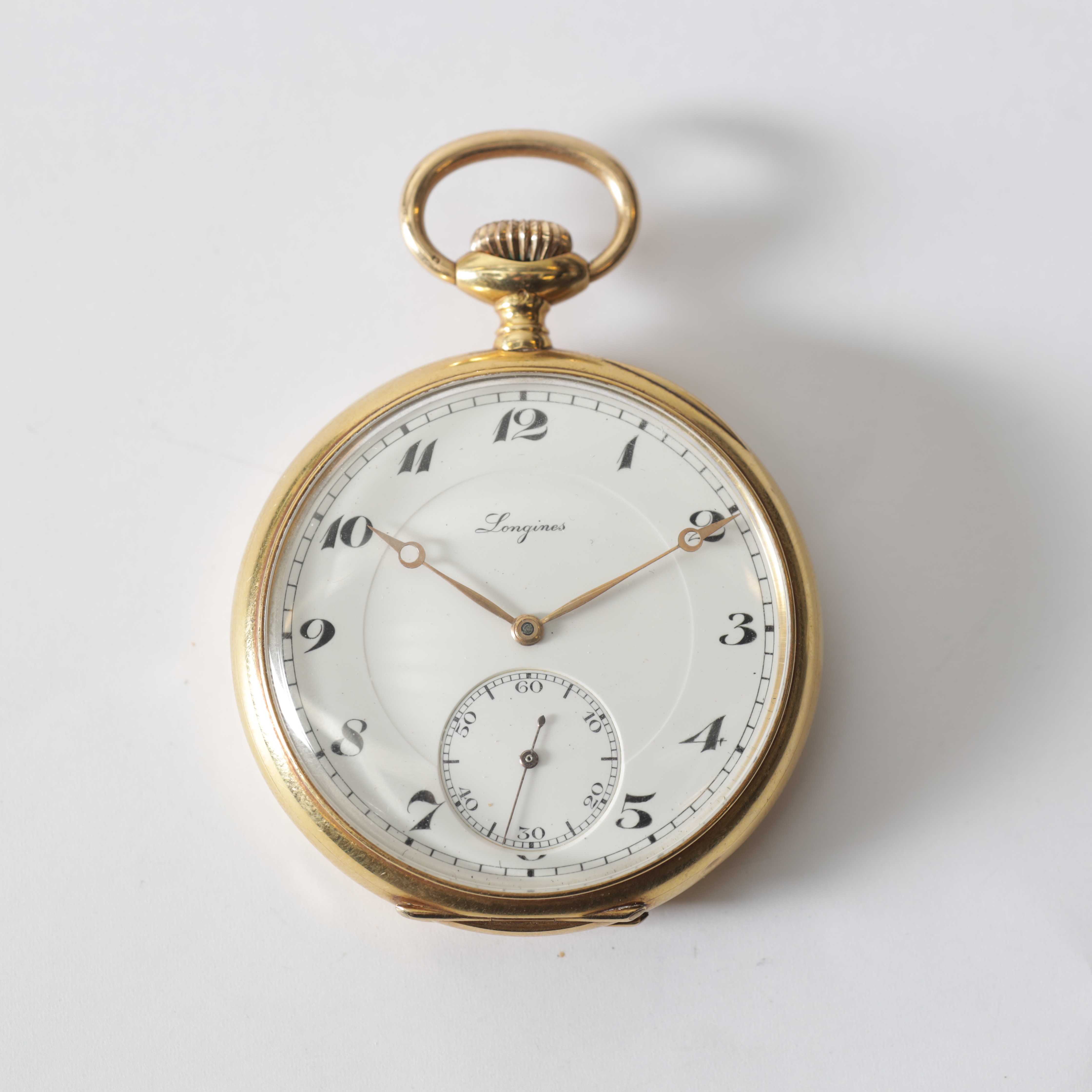 FICKUR, 18K guld, Longines, 1920-tal. Totalvikt ca 82,9 gram.