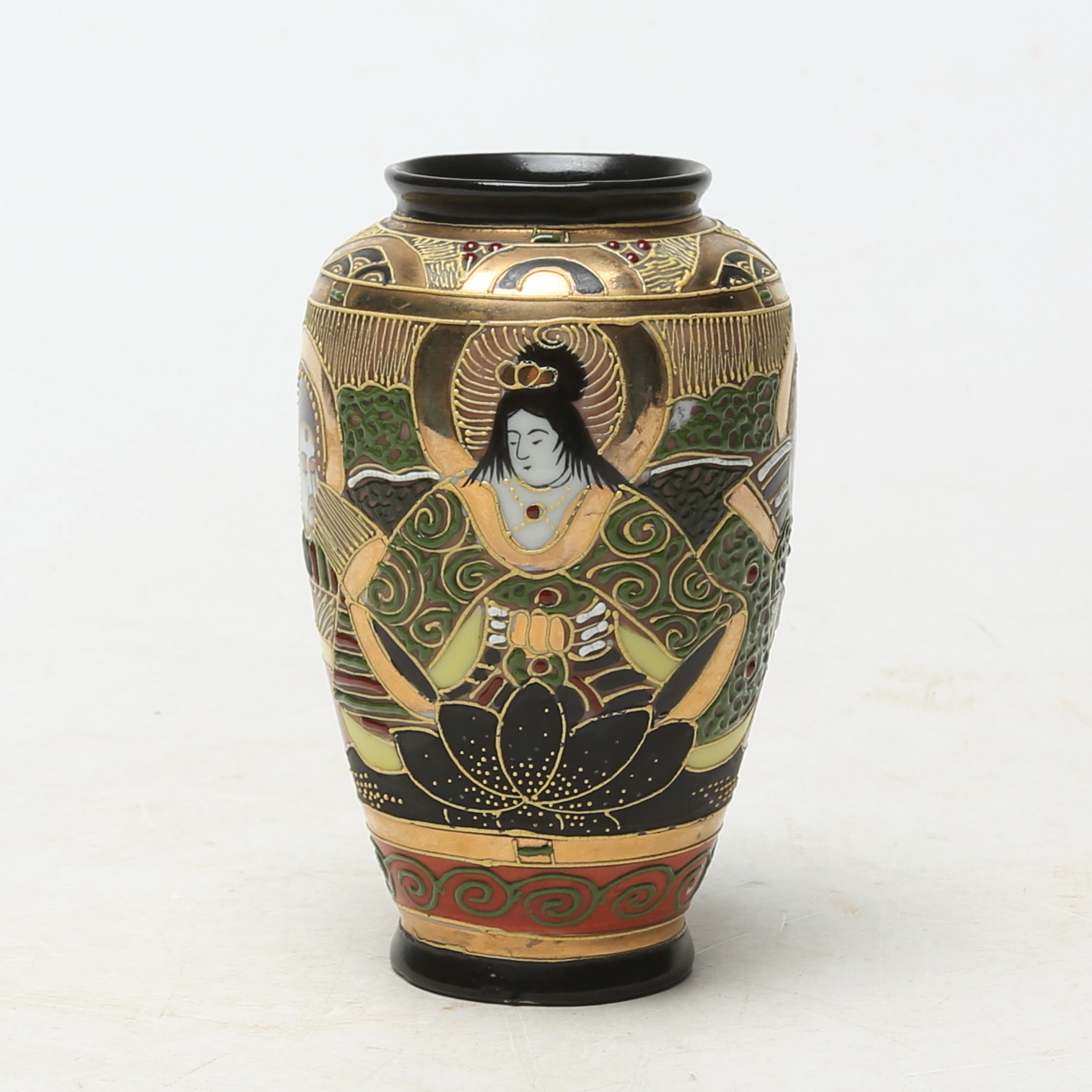 VAS, porslin, Satsuma, Japan.