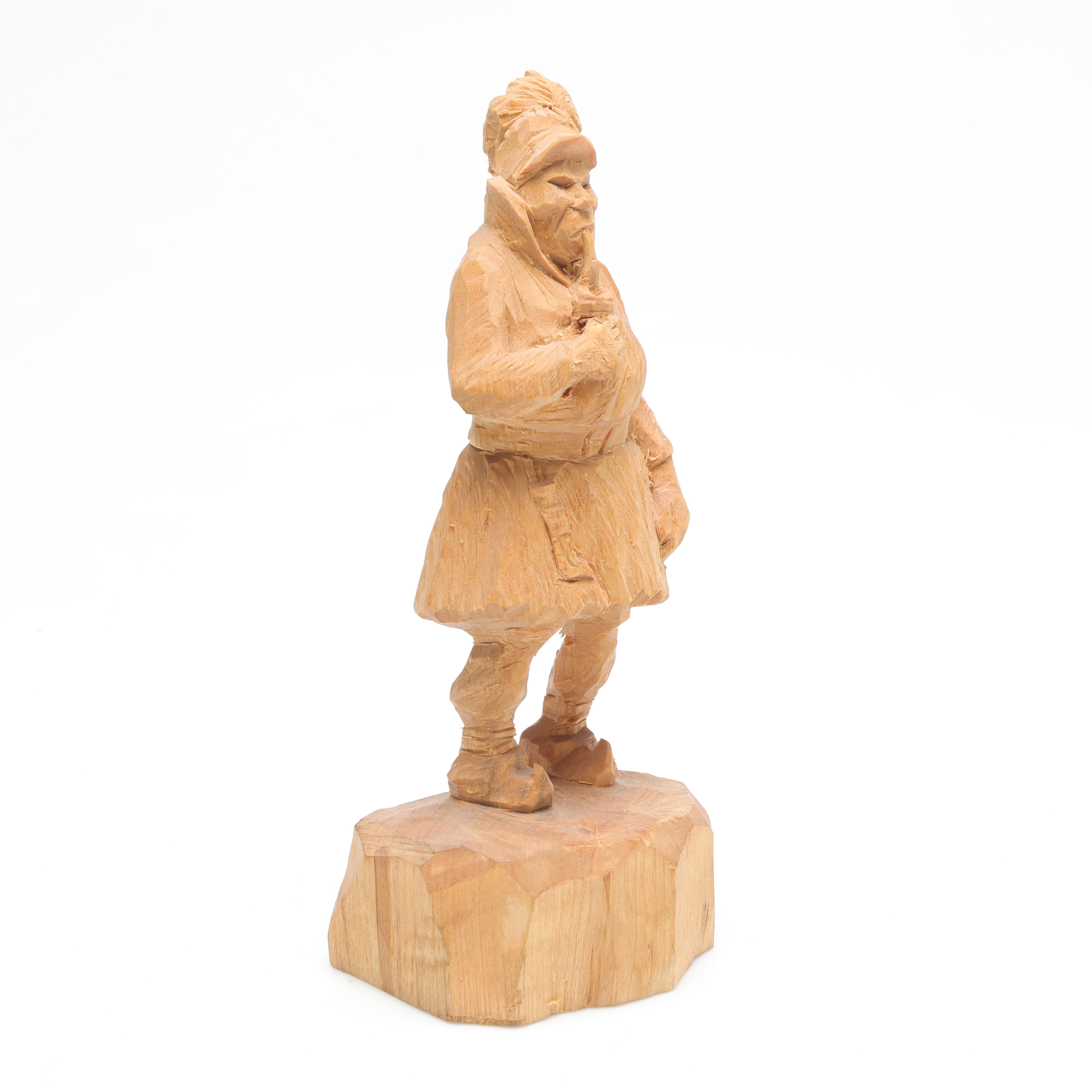 MARTIN STENSTRÖM (1912-2001). skulpturer, same, skuret trä, monogramsignerad M.S.