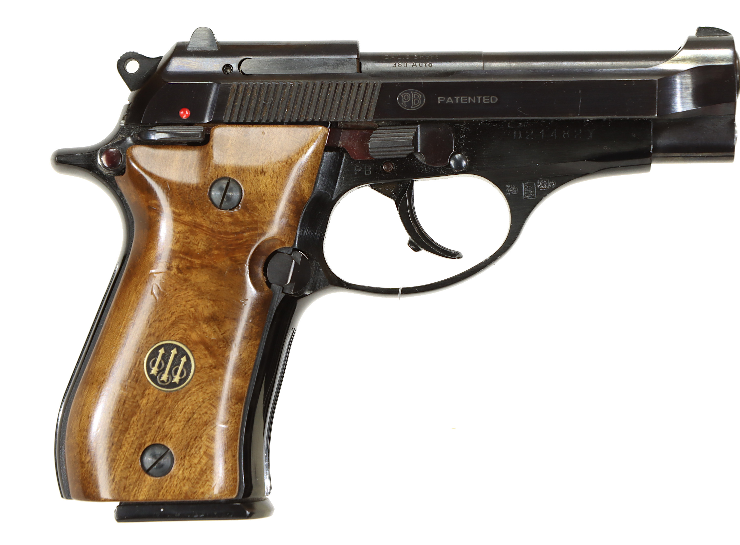 PISTOL, fabrikat Beretta, modell 84BB, kaliber .380 ACP, tillv.nr D21482Y.