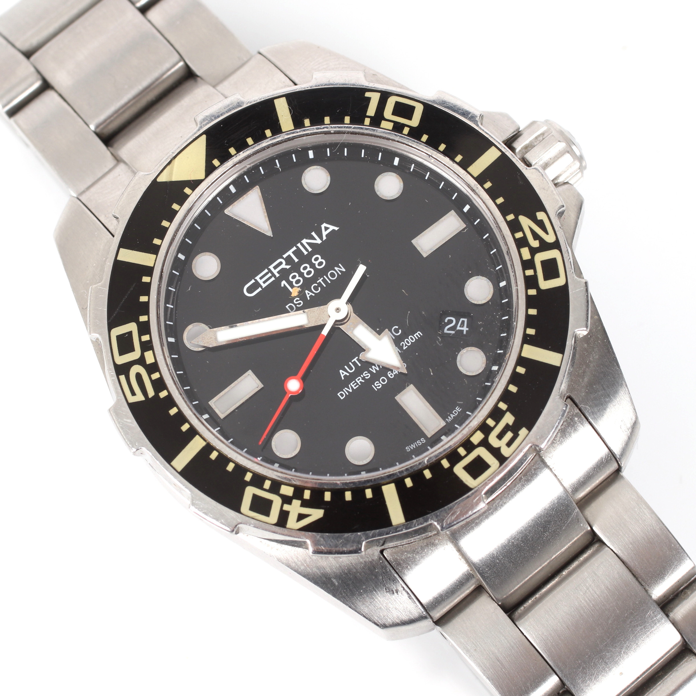 ARMBANDSUR, stål, Certina DS Action Automatic. 2010-tal.
