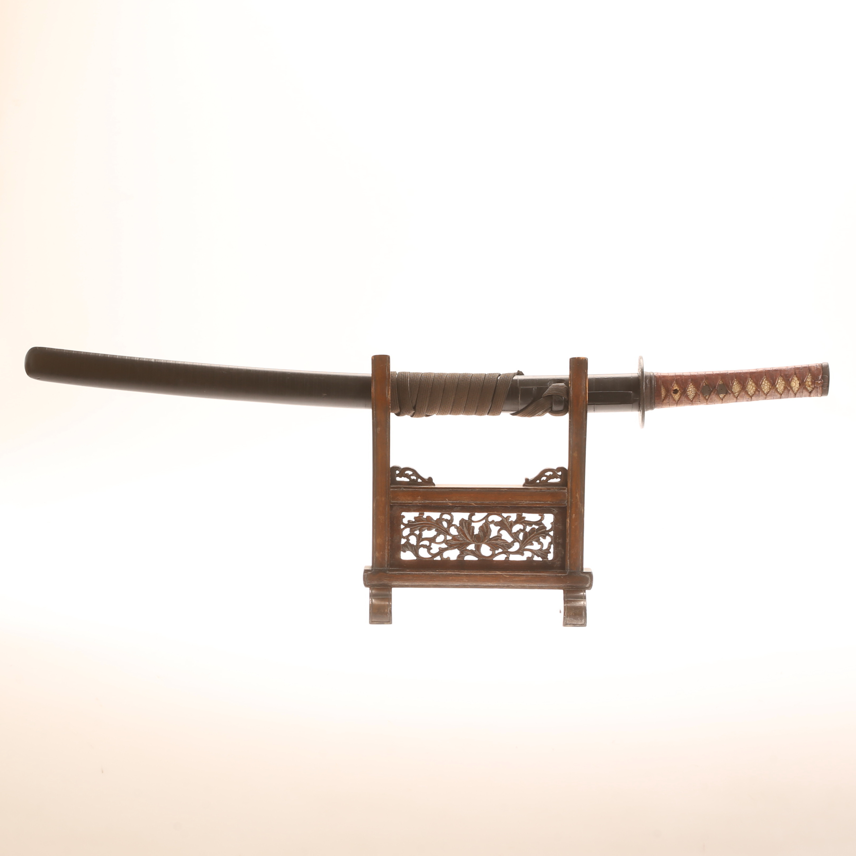 KATANA/WAKIZASHI med kodzuka, Japan, 1900-tal.