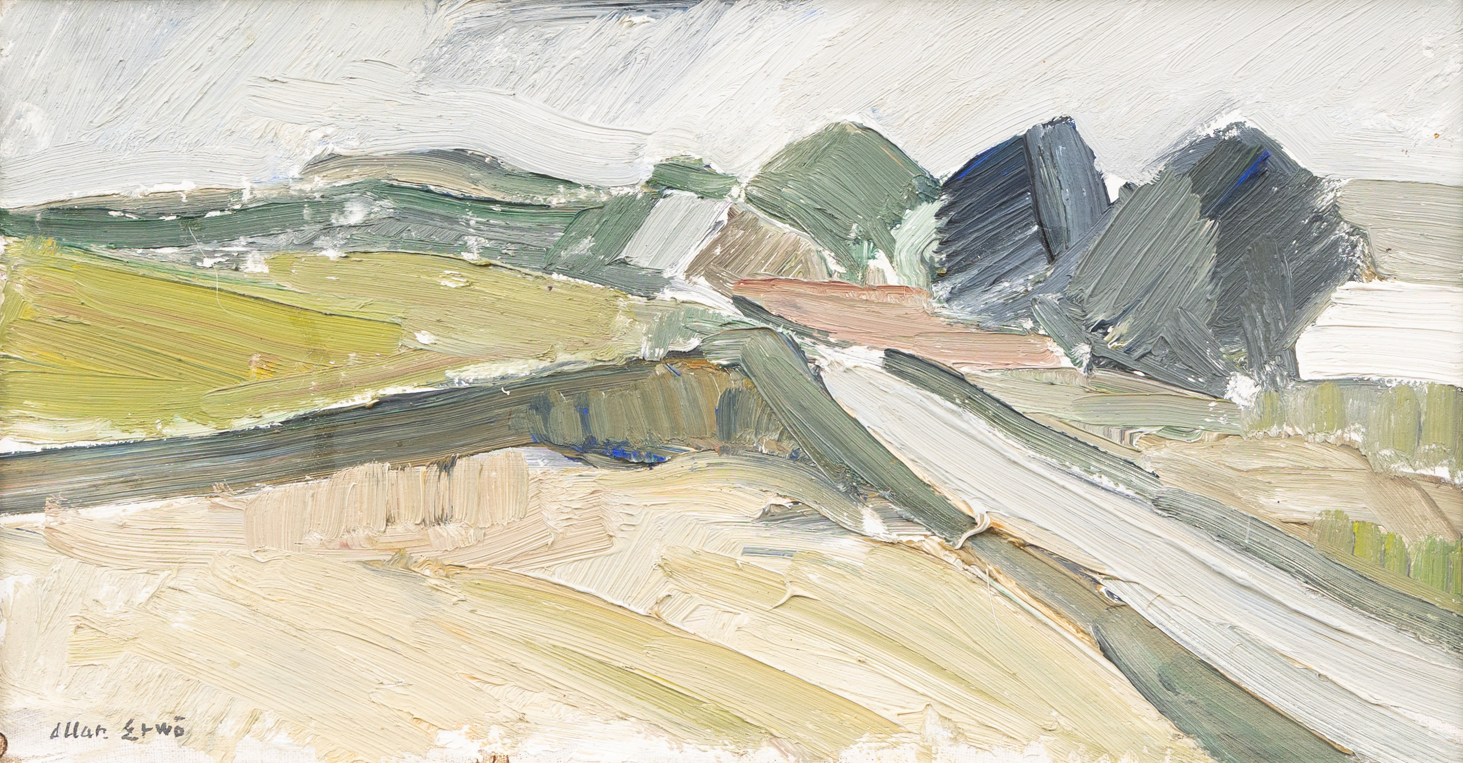 ALLAN ERWÖ (1921-2007). Landskap, olja på duk, signerad.