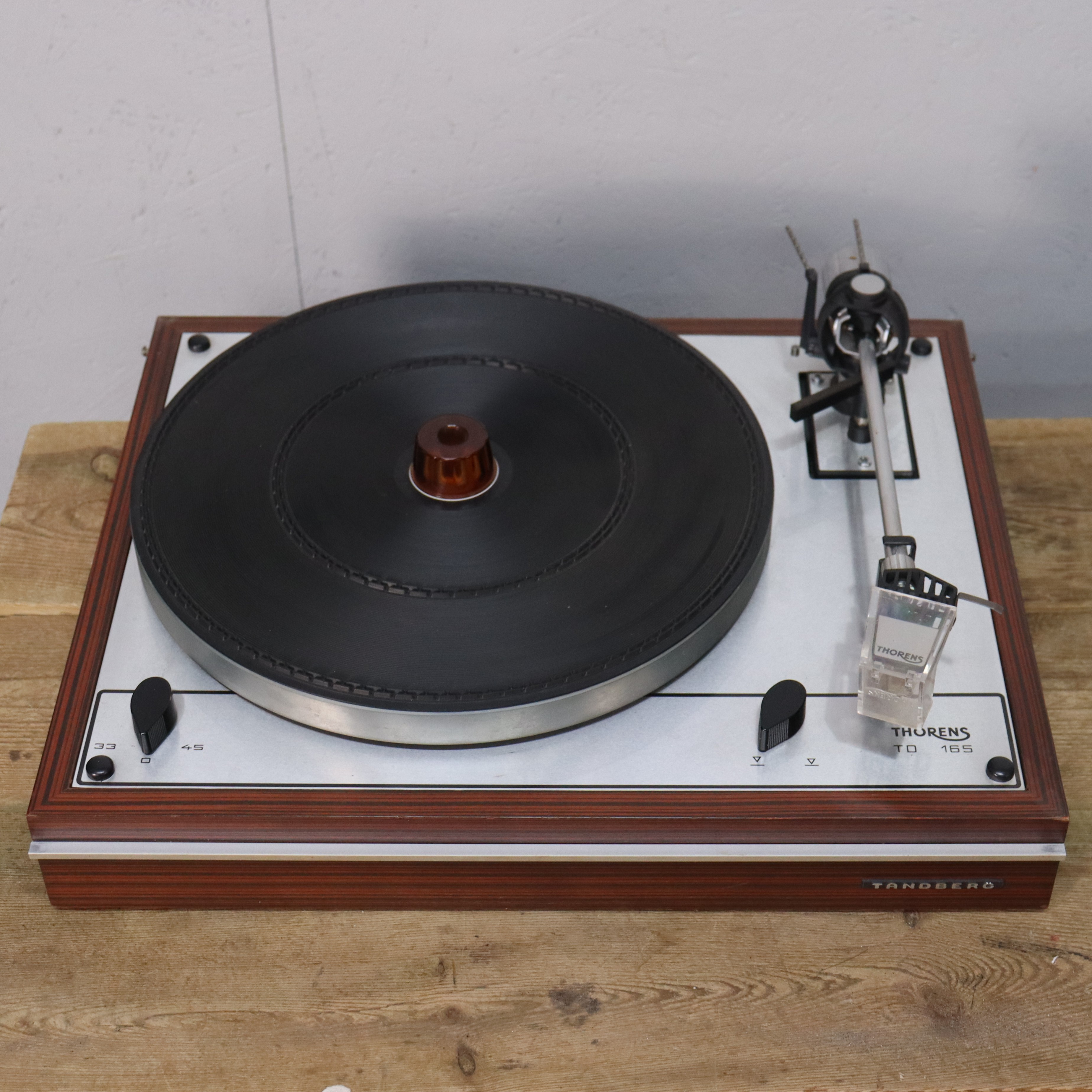 THORENS / TANDBERG TD 165, skivspelare, 1970-tal.
