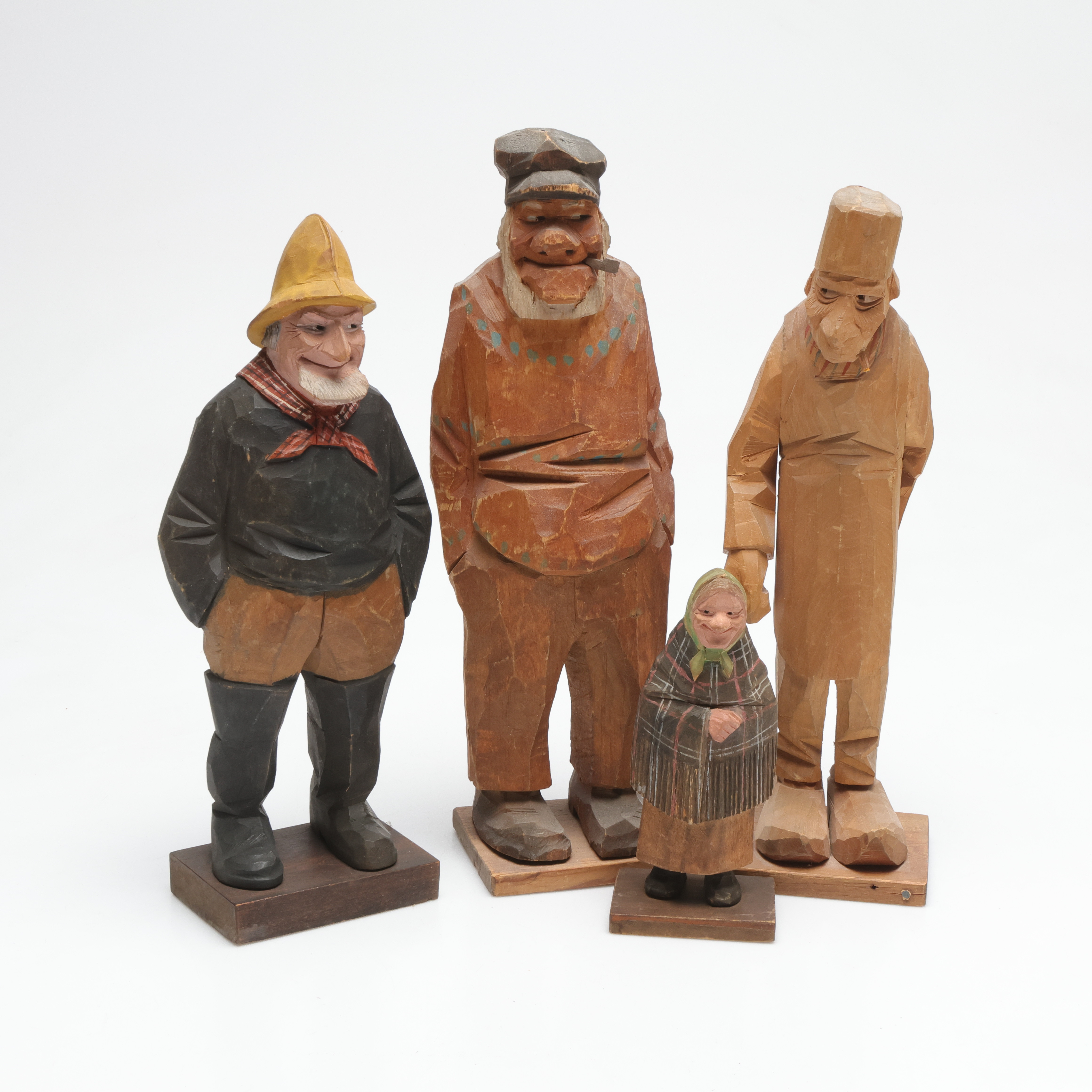 SKULPTURER, 4 st, bl.a. Carl Johan Trygg.