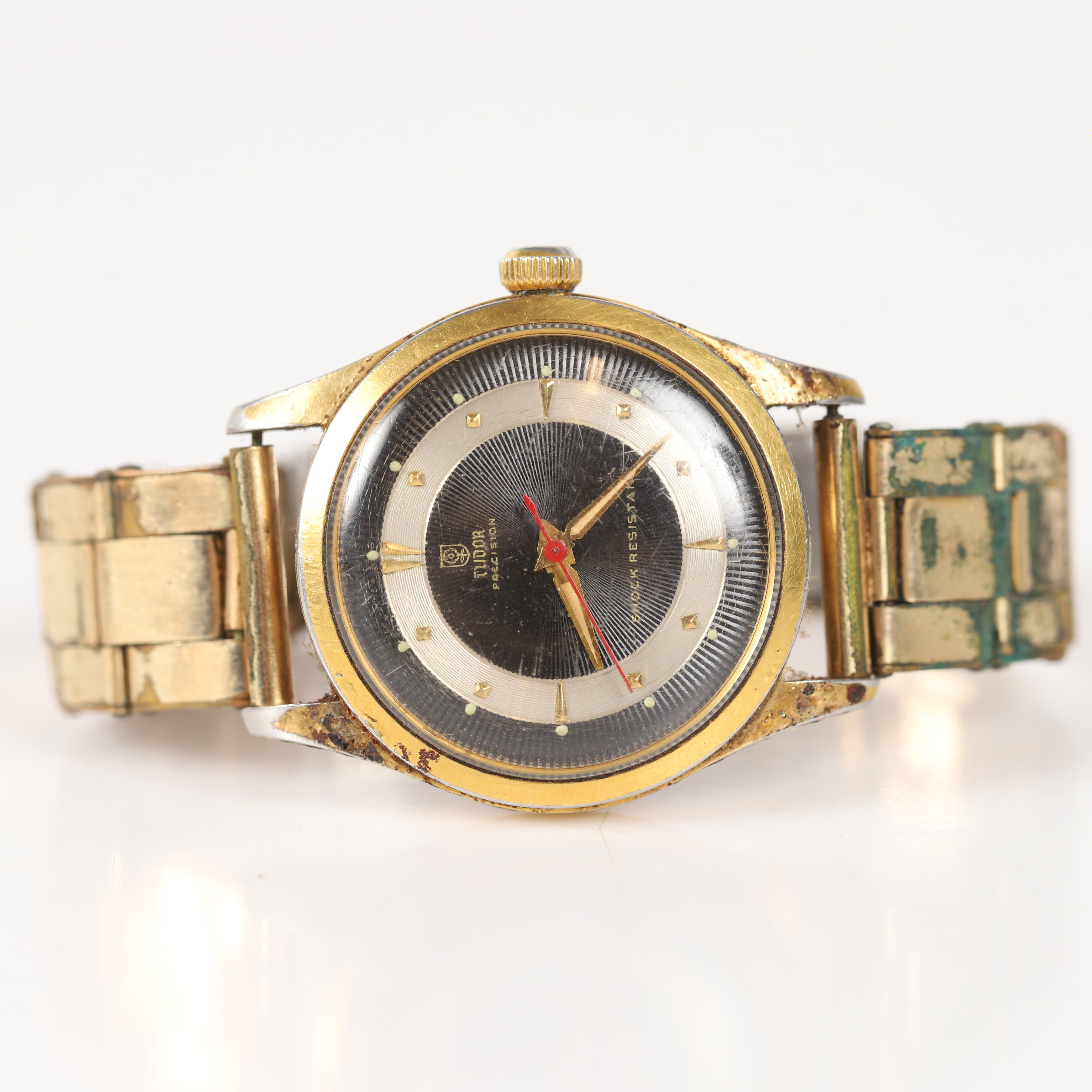 ARMBANDSUR, Tudor Precision, förgyllt stål, 1900-talets mitt.