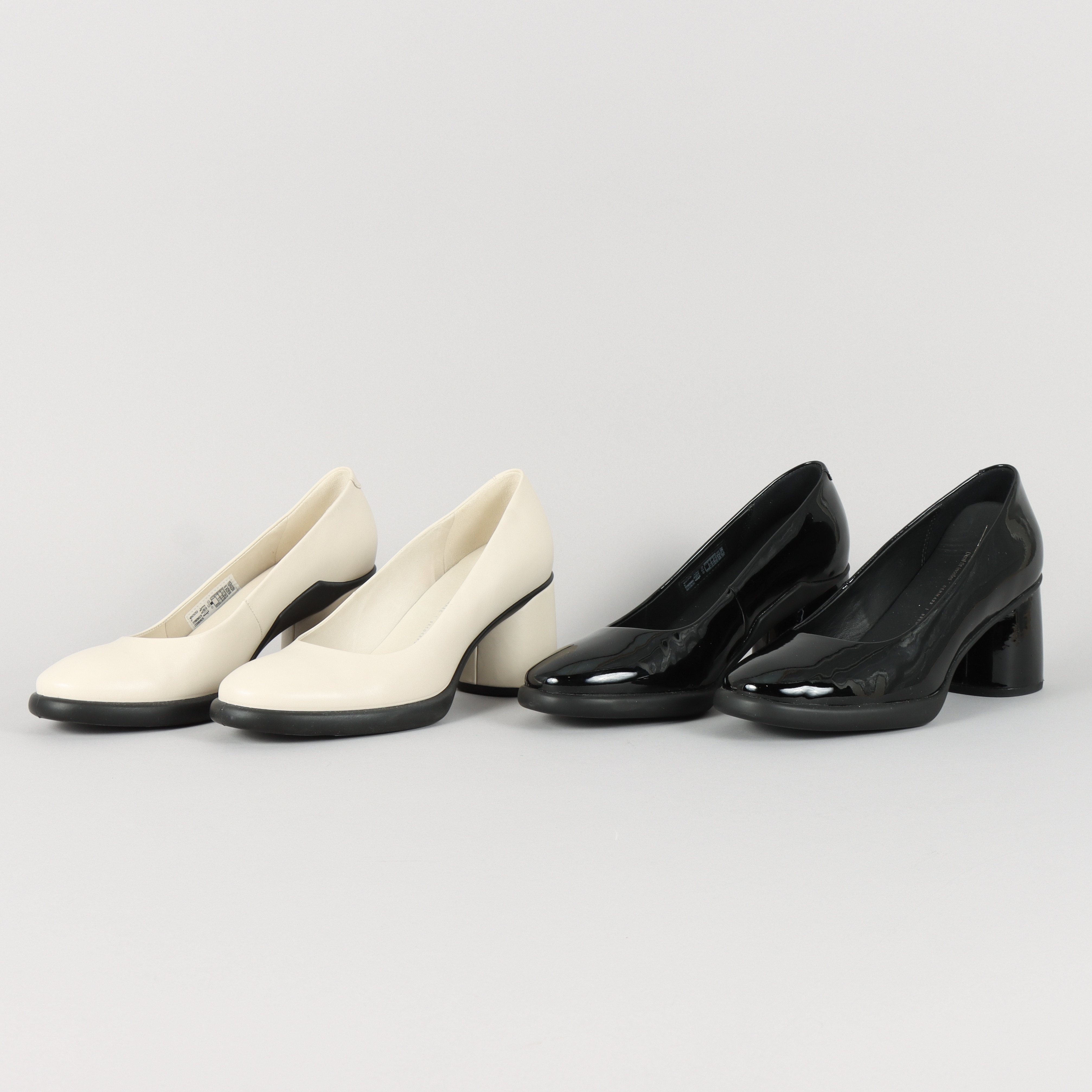 DAMSKOR 2 par, skinn, Ecco Sculpted.