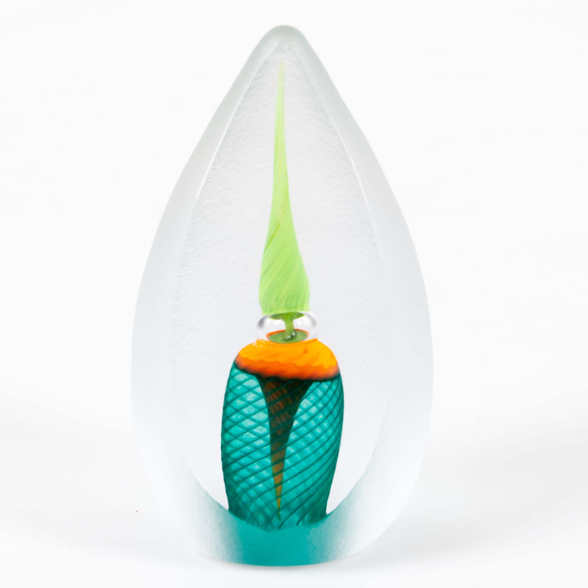 MONICA BACKSTRÖM. skulptur, glas, Kosta Boda. signerad samt numrerad 7/35.