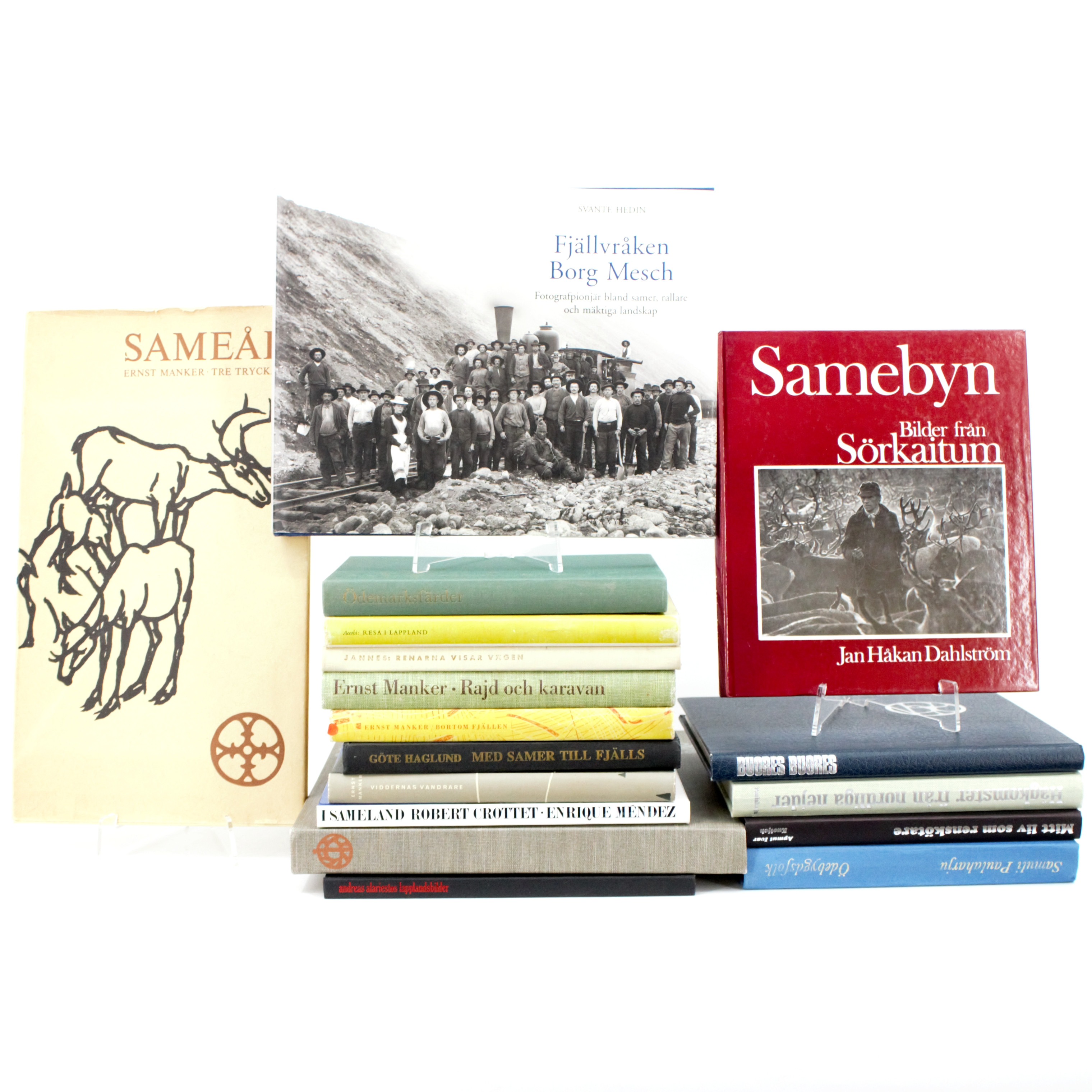 BÖCKER, 17 st, olika förlag och författare, samisk kultur.