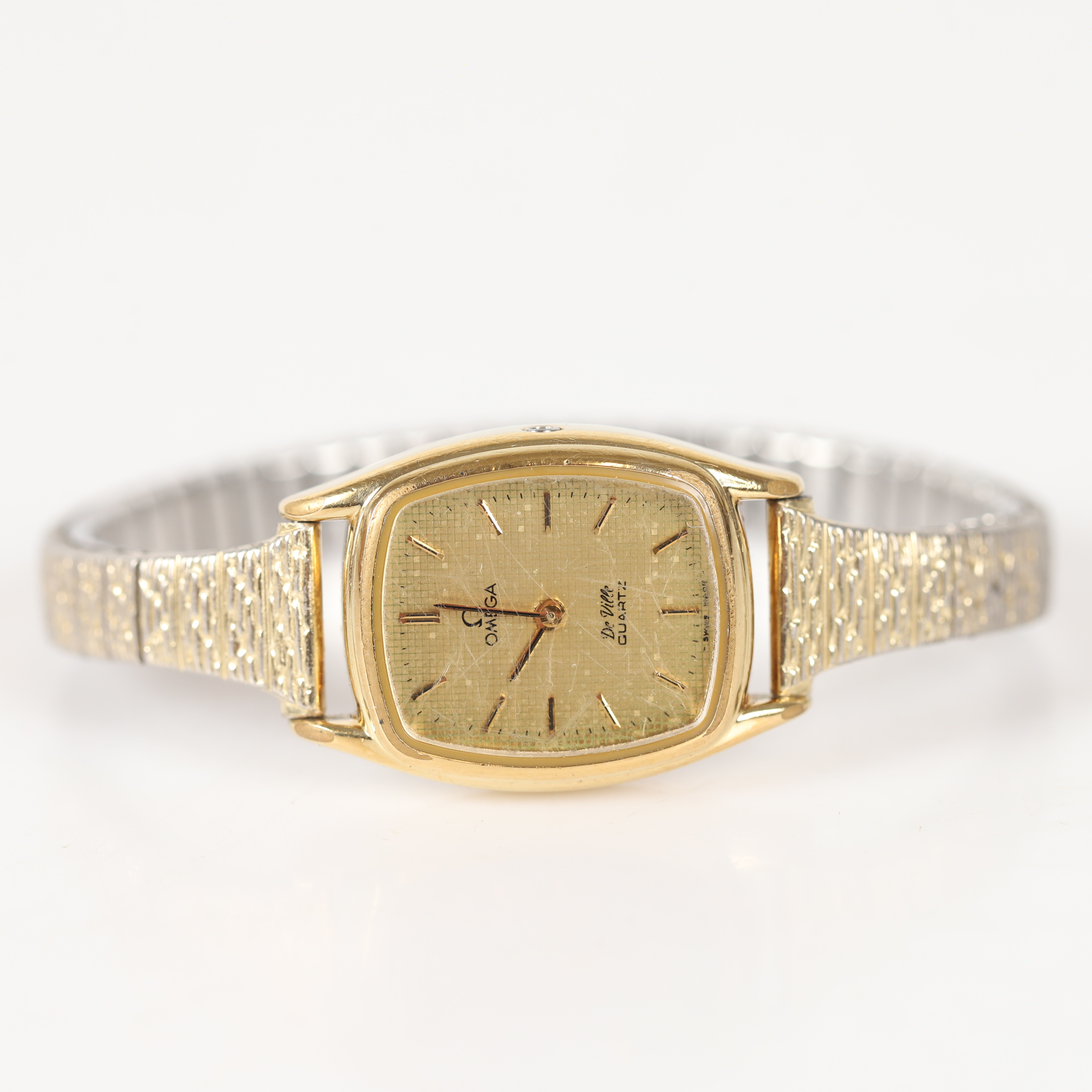 DAMARMBANDSUR, Omega De Ville Quartz, stål.