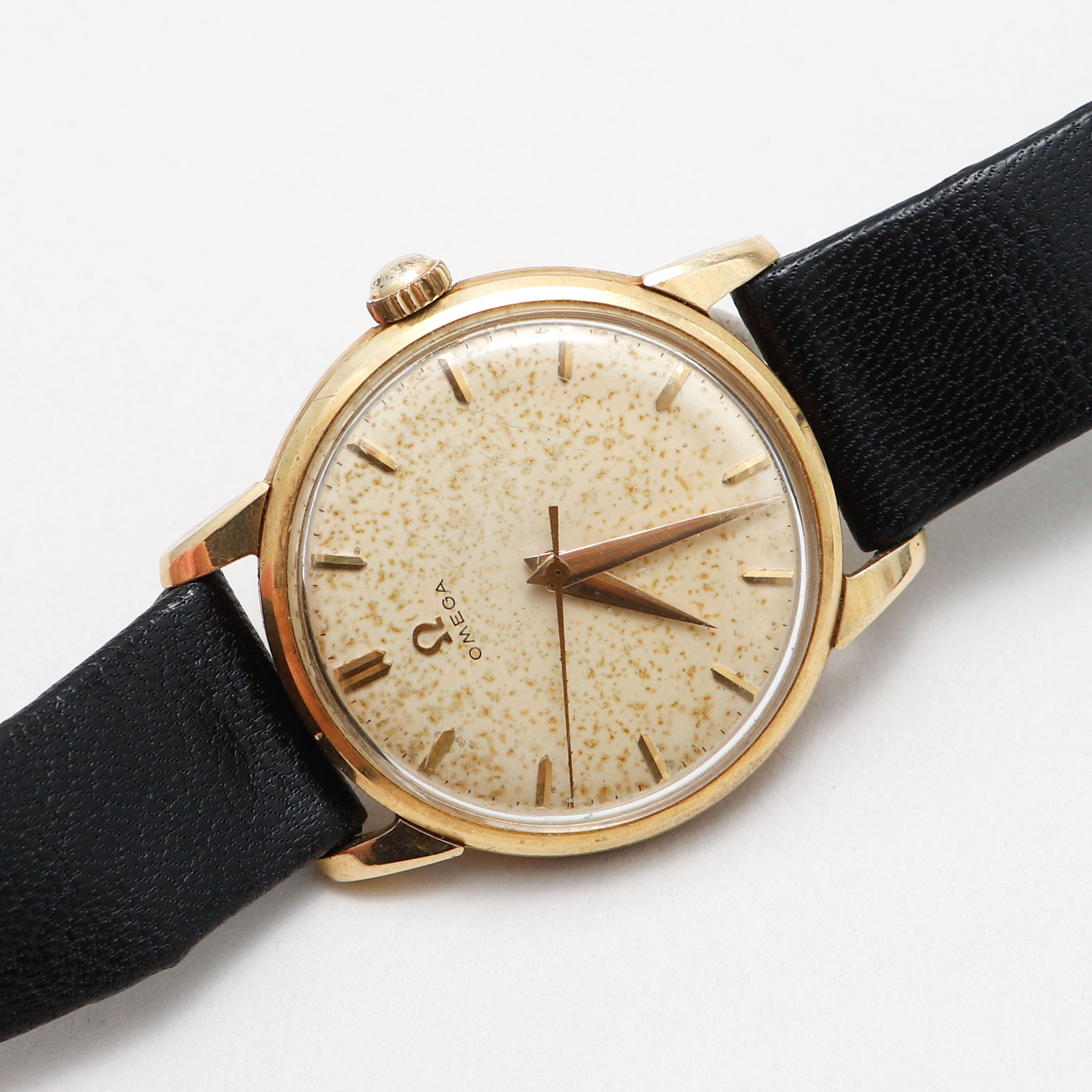 ARMBANDSUR, Omega, 14k guld, manuell, ca 1958.