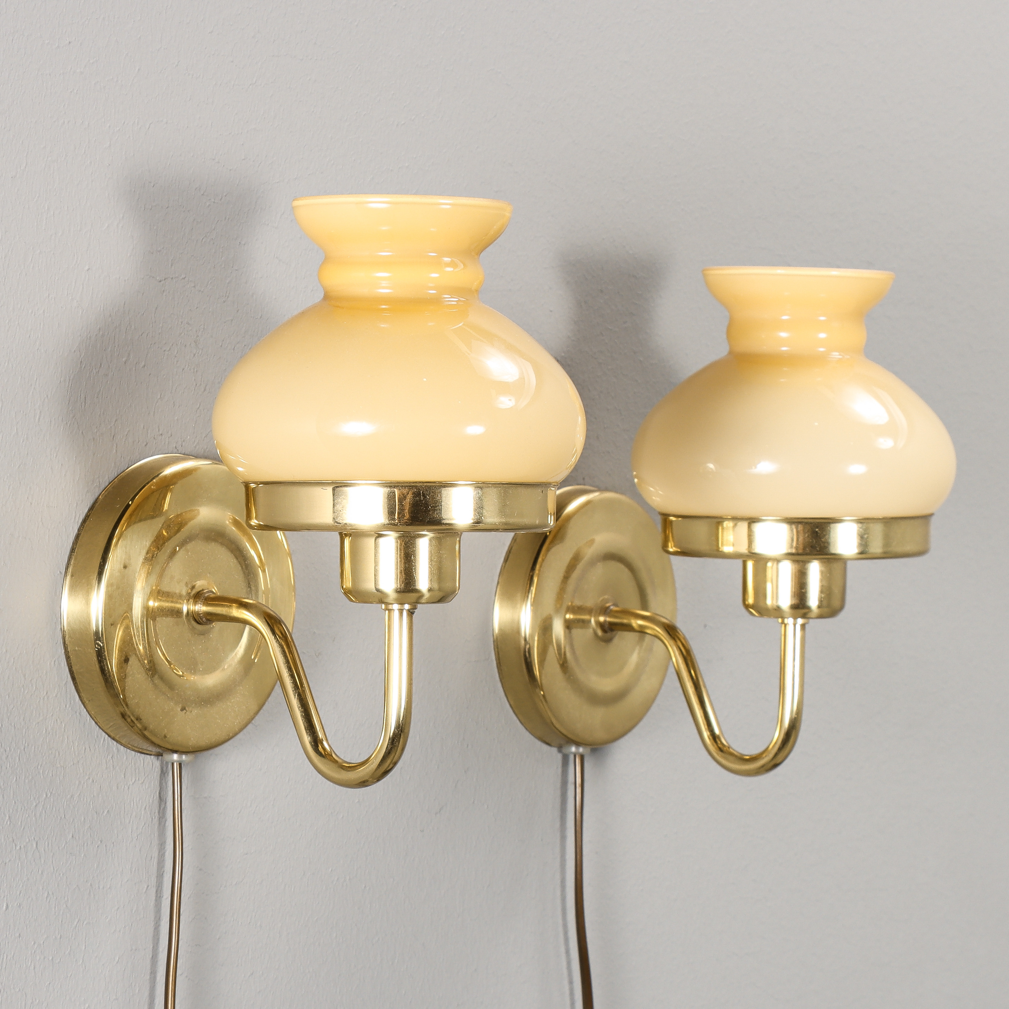 VÄGGLAMPOR paret, ABO Randers, Danmark.