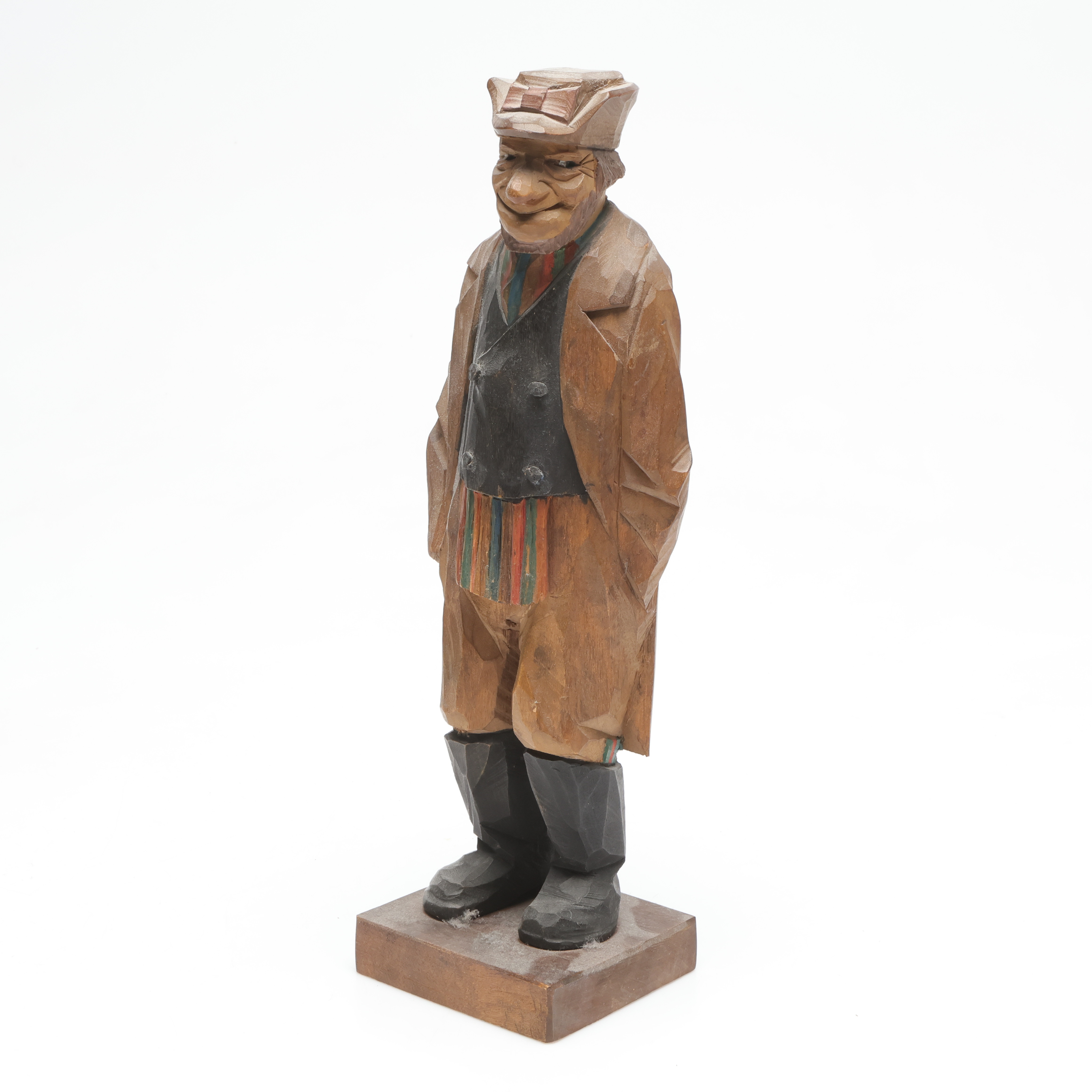 CARL JOHAN TRYGG. skulptur, snidat trä, signerad och daterad 1940.