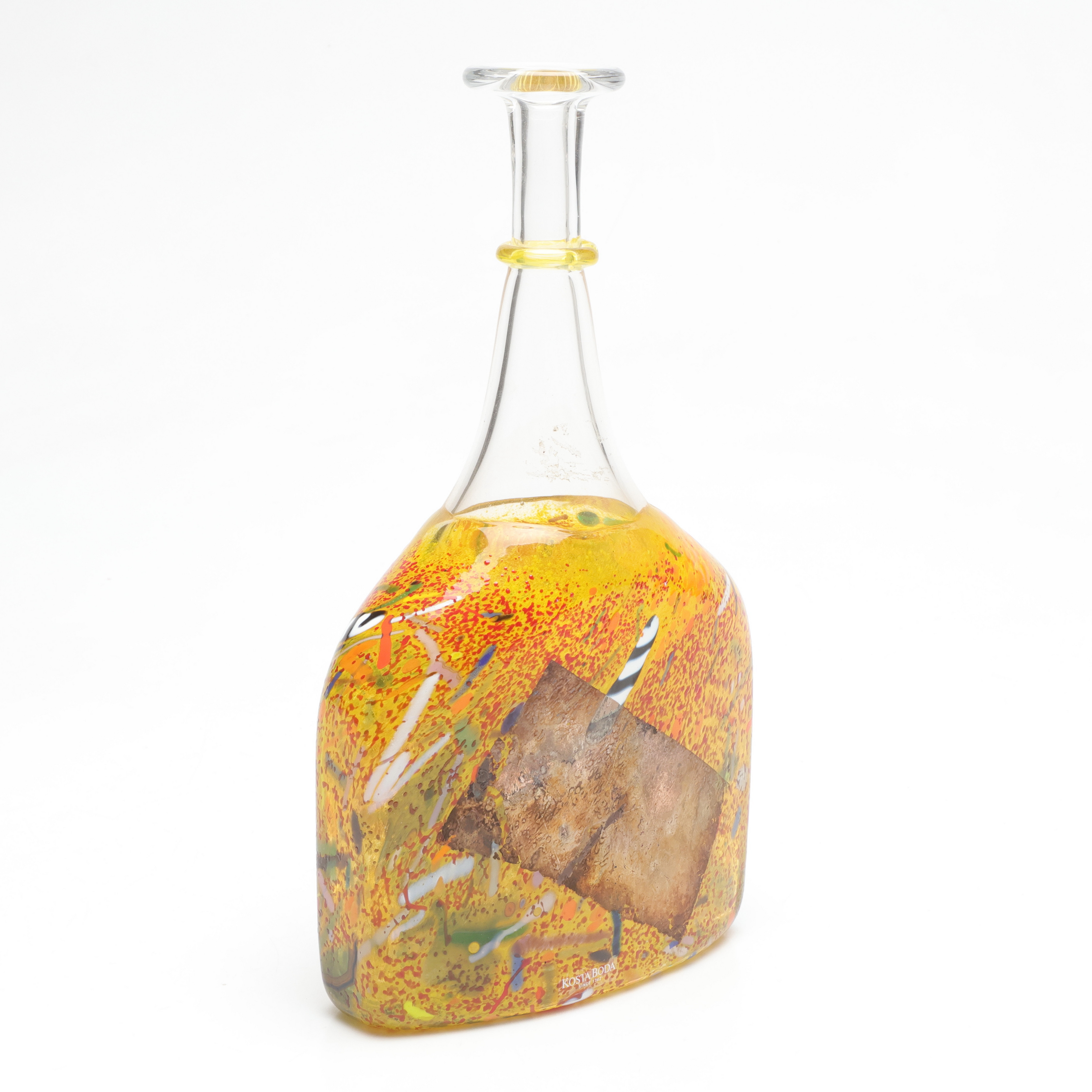 BERTIL VALLIEN. "Satellite" Artist Collection, Kosta Boda signerad B Vallien 89252.