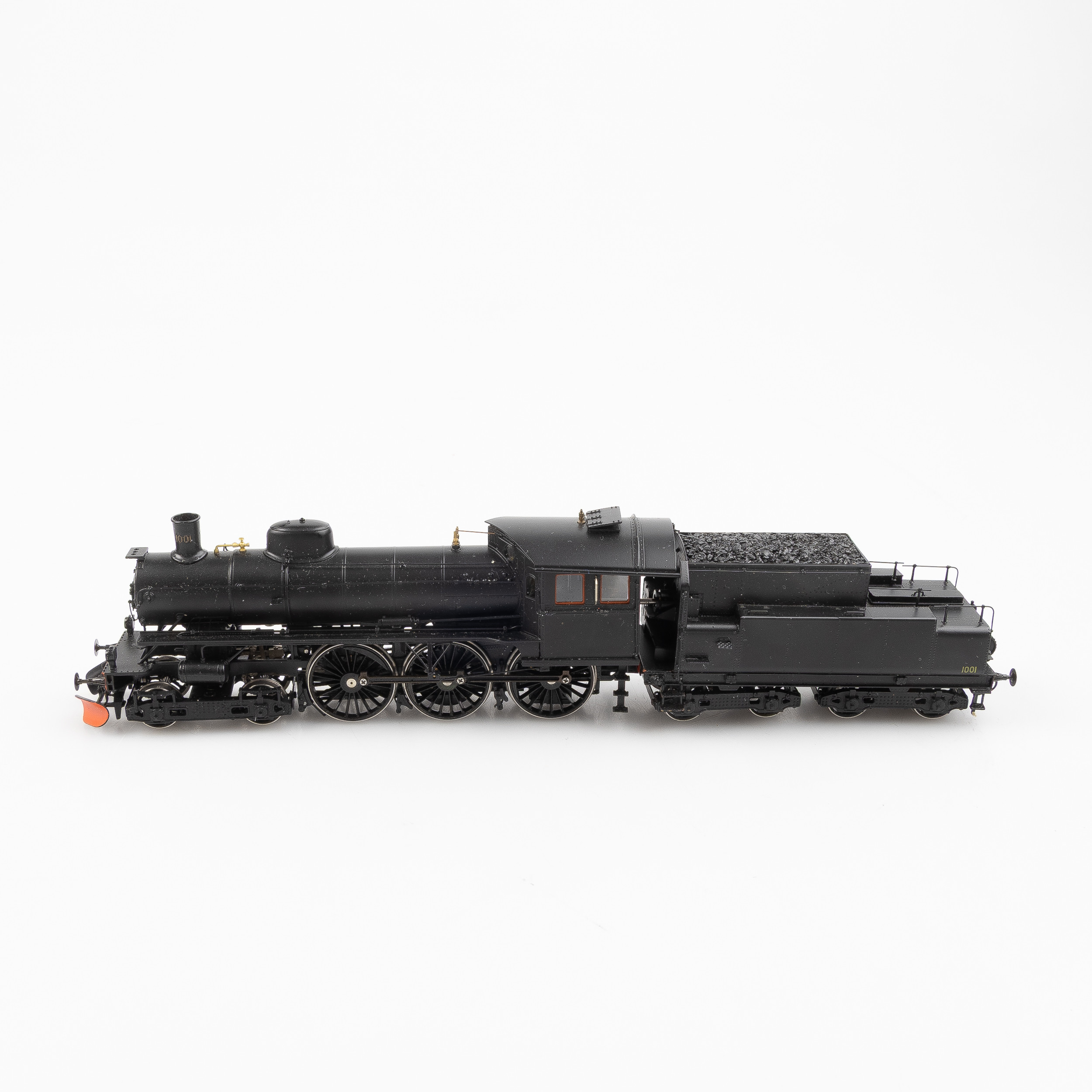 BRIMALM, modellok med tender, "1001", SJ:s ånglok litt A med tender.