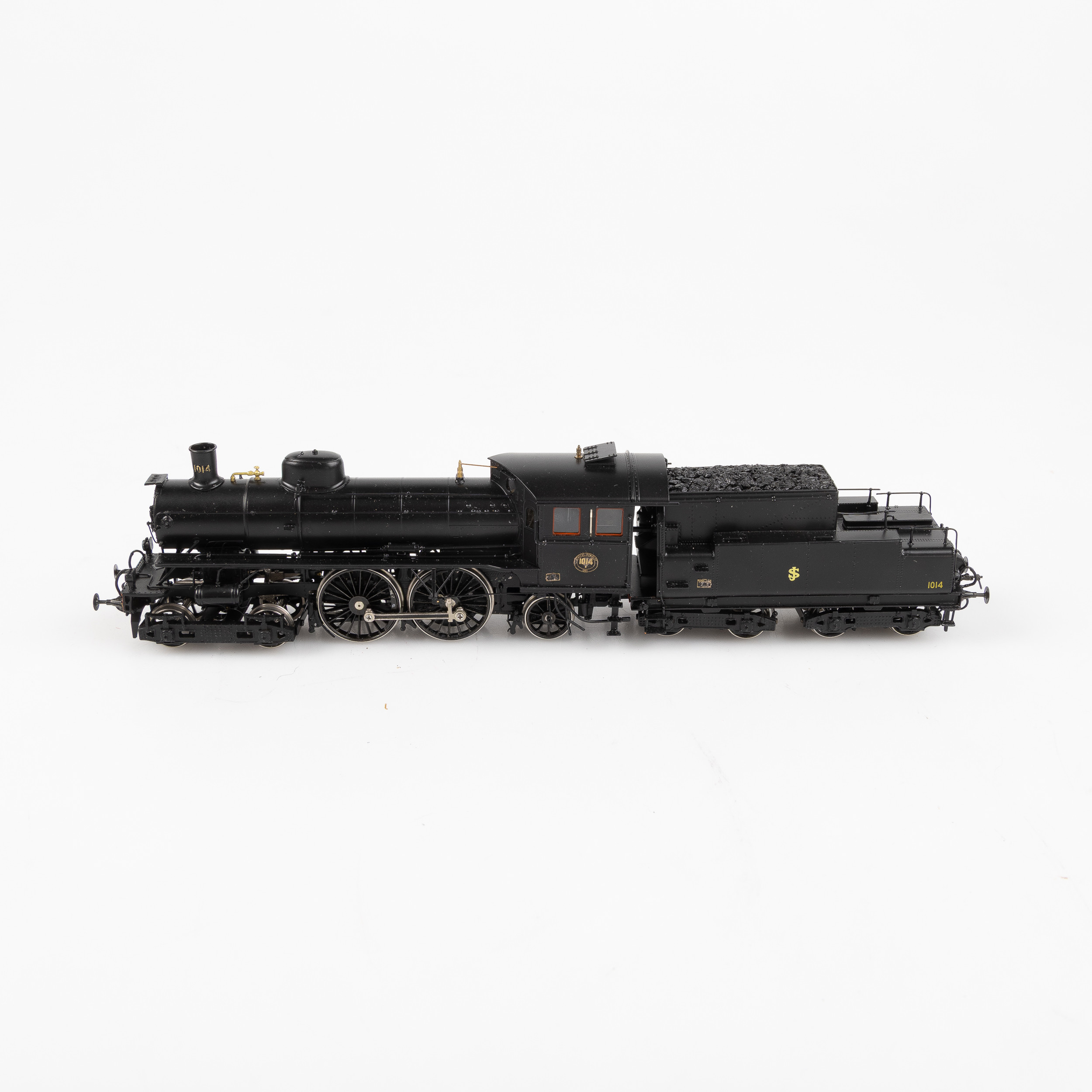 BRIMALM, modellok med tender, "1014", SJ:s ånglok litt A med tender, #89.