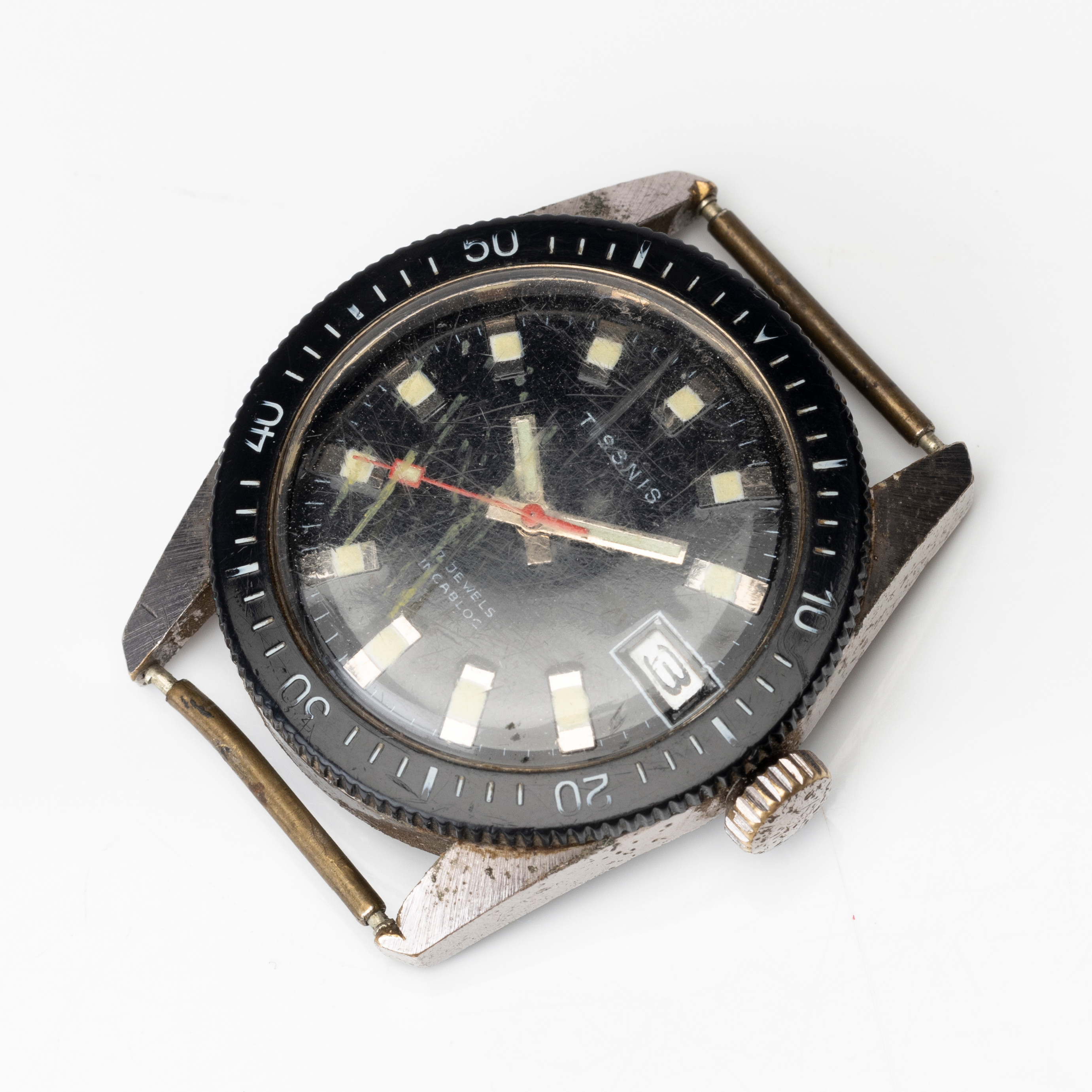 TISSNIS, armbandsur, manuell, förnicklad/kromad gulmetall, 1960-/1970-tal.