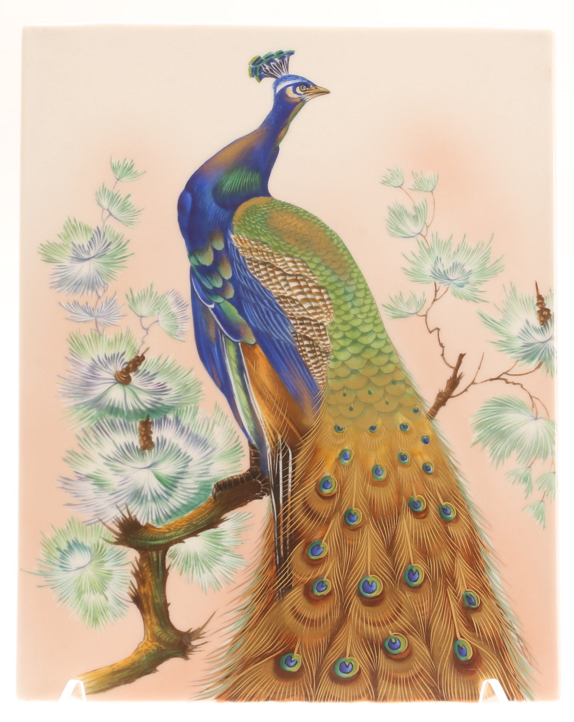 PLAKETT, porslin, Heinrich, Tyskland.