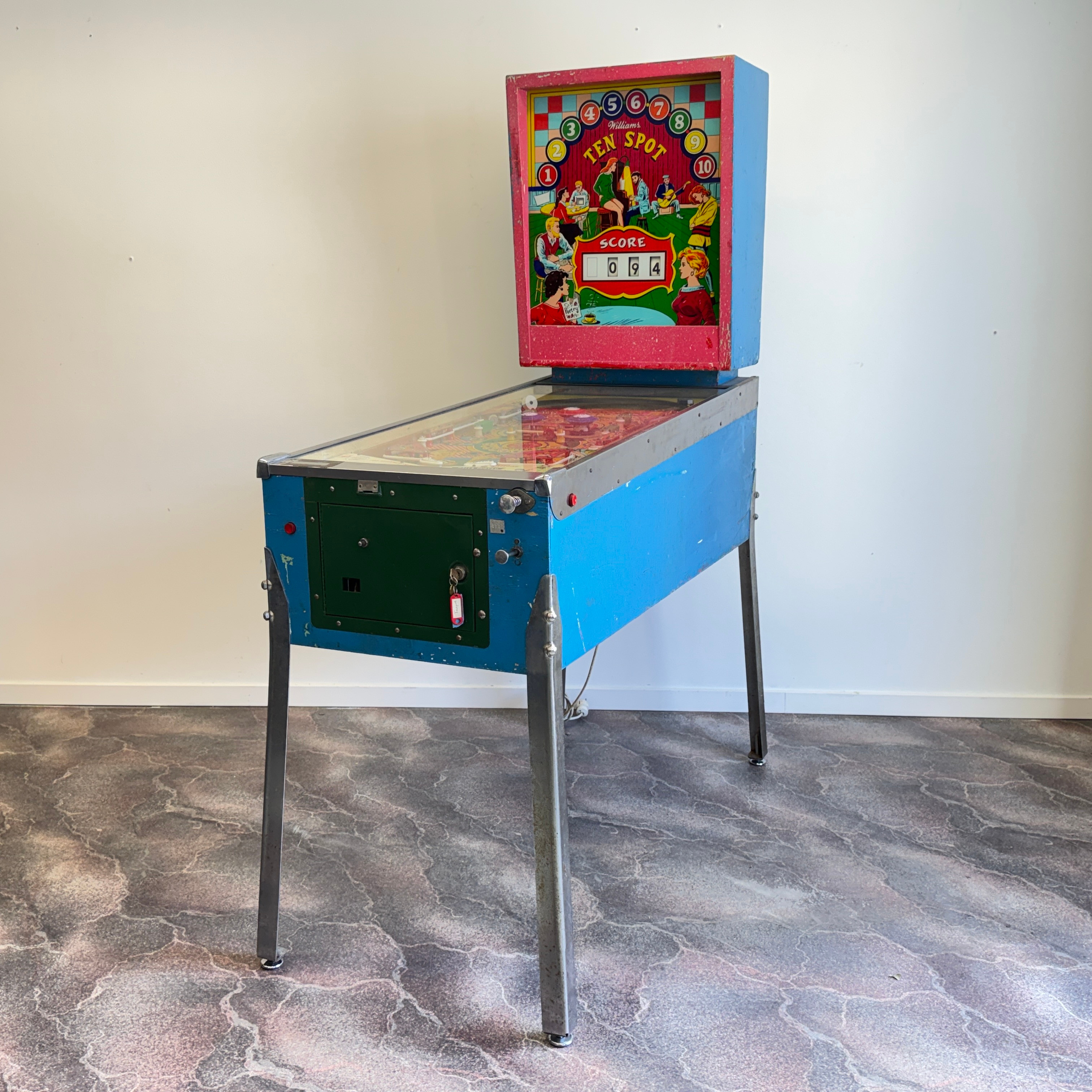 FLIPPERSPEL, WILLIAMS TEN SPOT, 1961, USA.