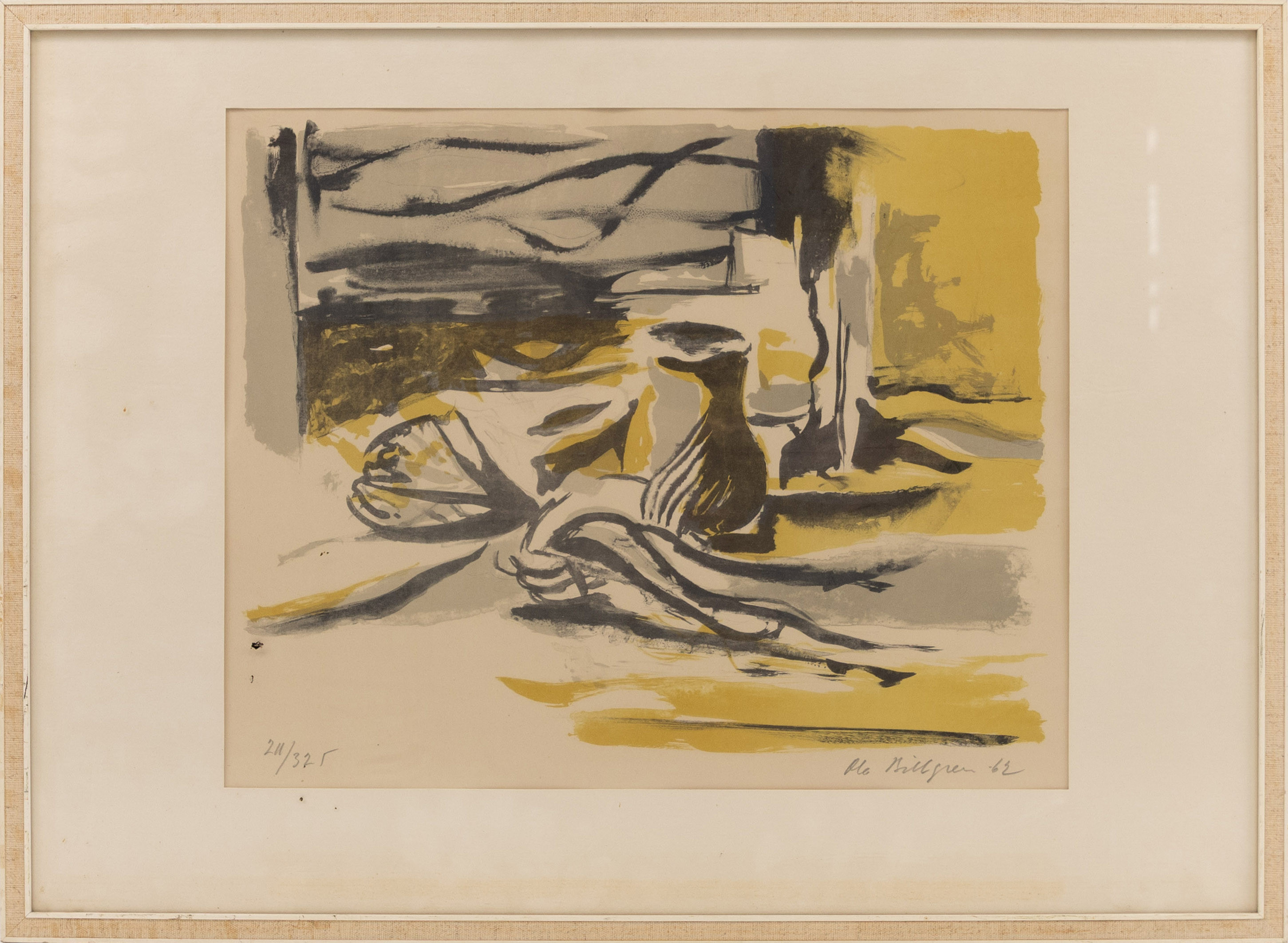 OLA BILLGREN. Litografi, 211/325, signerad.