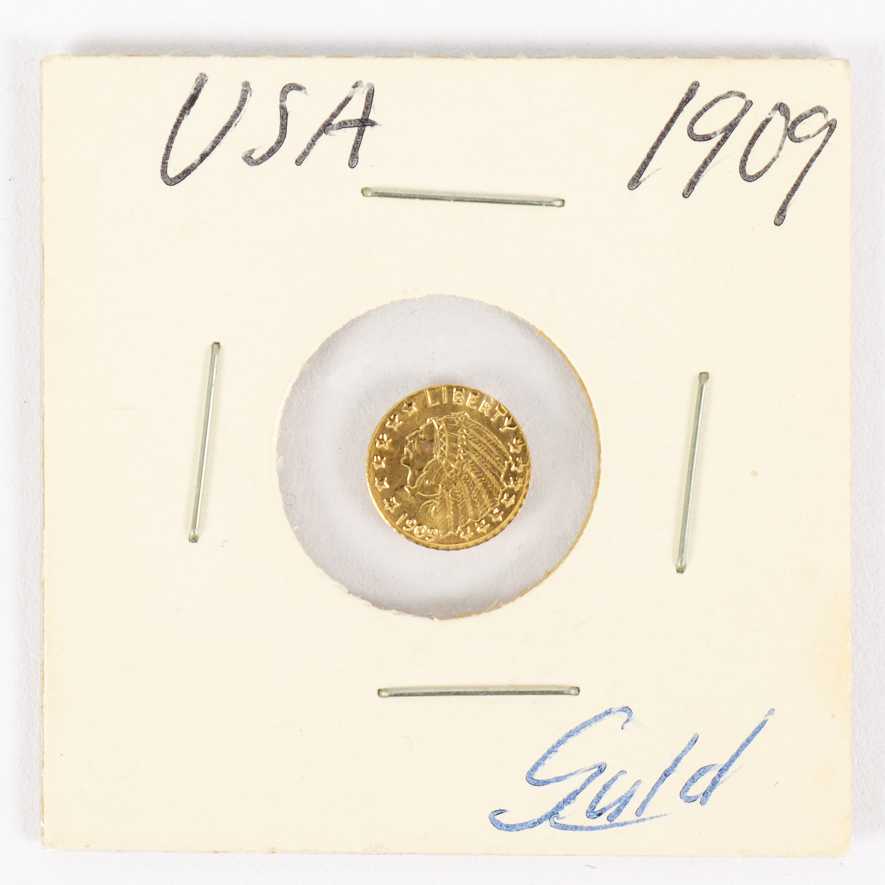 GULDMYNT "Fine Dollar", miniatyrmynt, 1909.