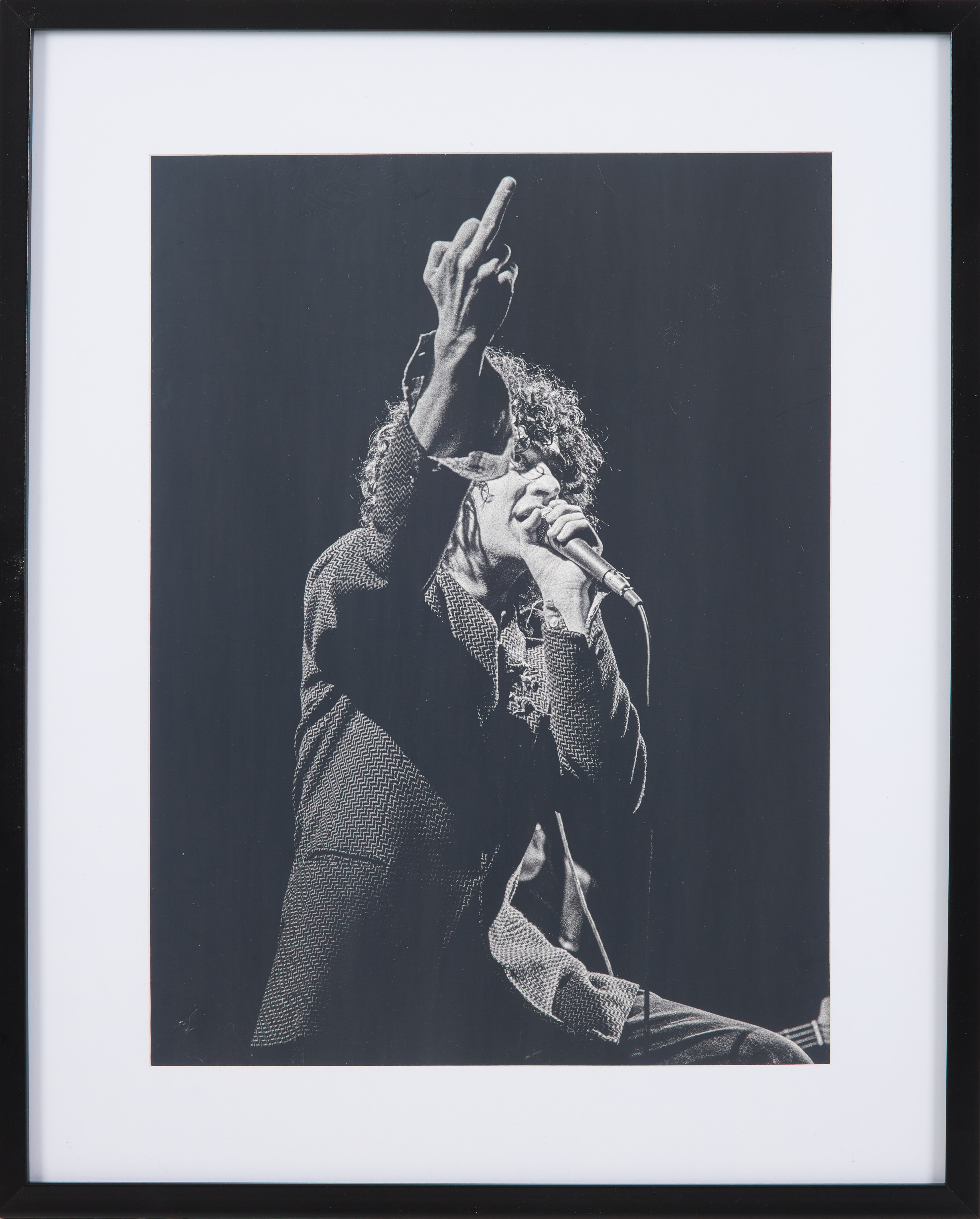 CLAES LÖFGREN. Magnus Uggla 1978, pigmentbläckutskrift på bomullspapper, signerad samt numerad 1/20 a tergo.