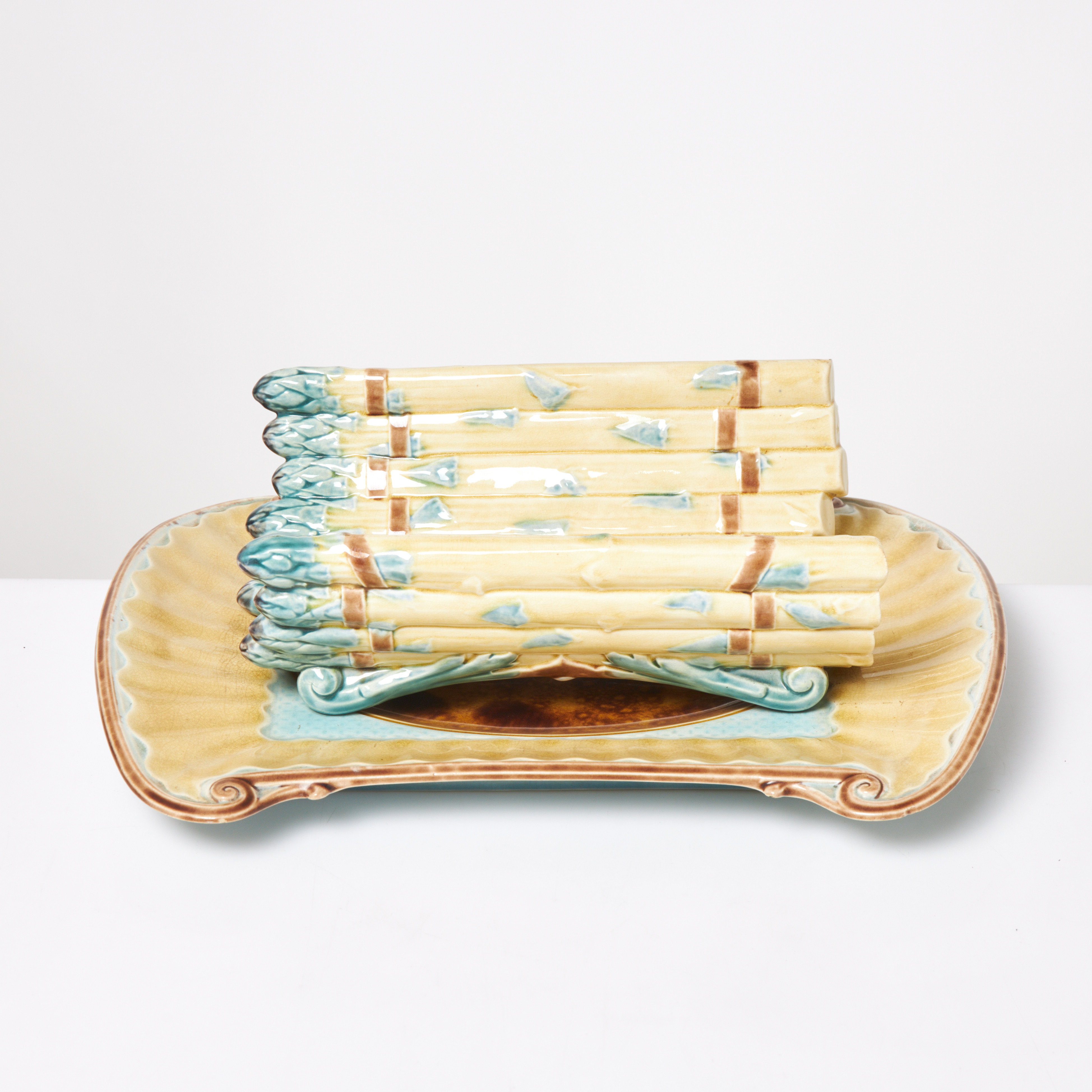 FAT, för sparris, 1900-talets början, jugend, Rörstrand, flintgods.