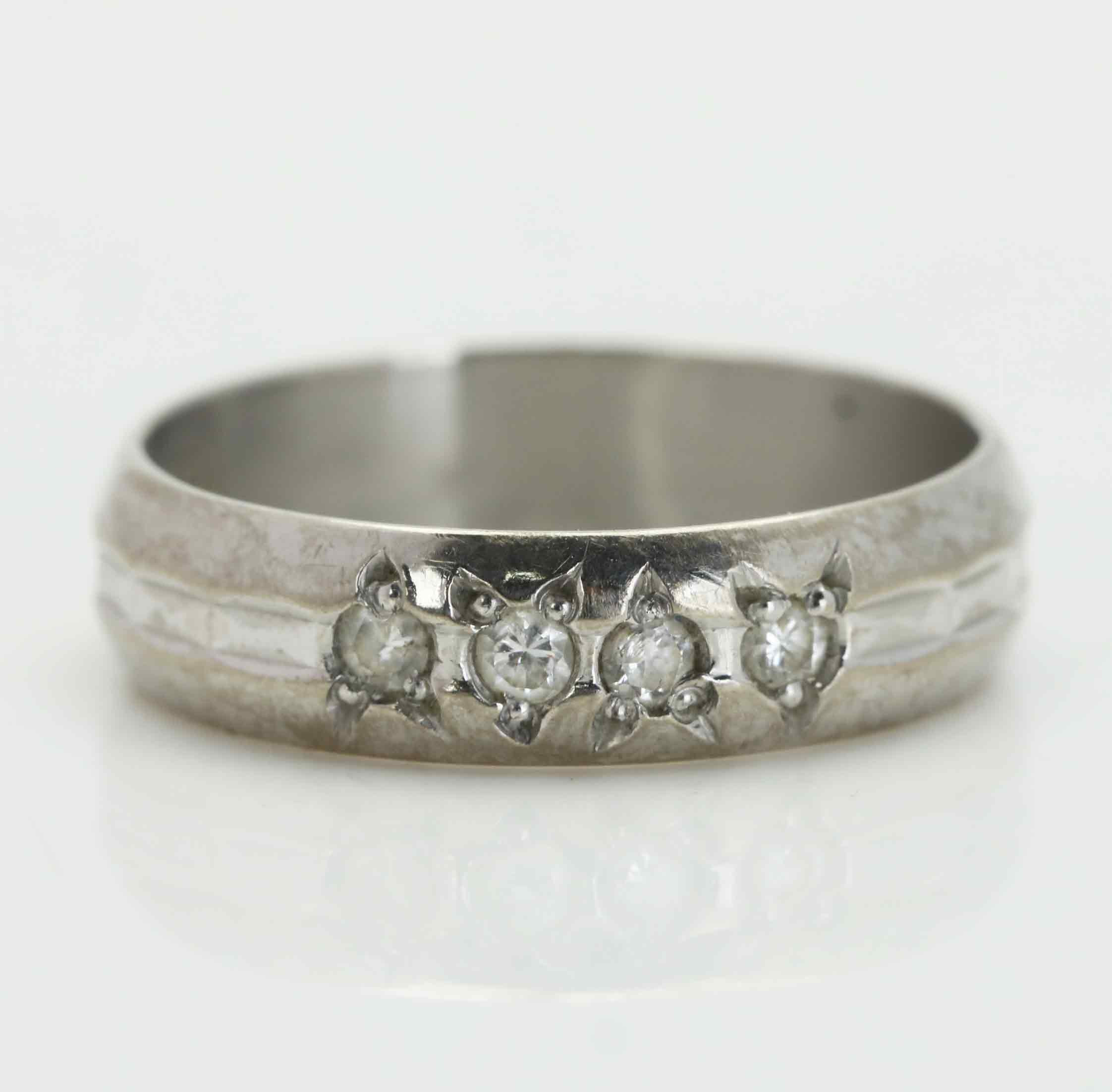 RING, vitguld 18K, diamanter, Ge-Kå Rolf Kaplan AB, Stockholm, 1976.