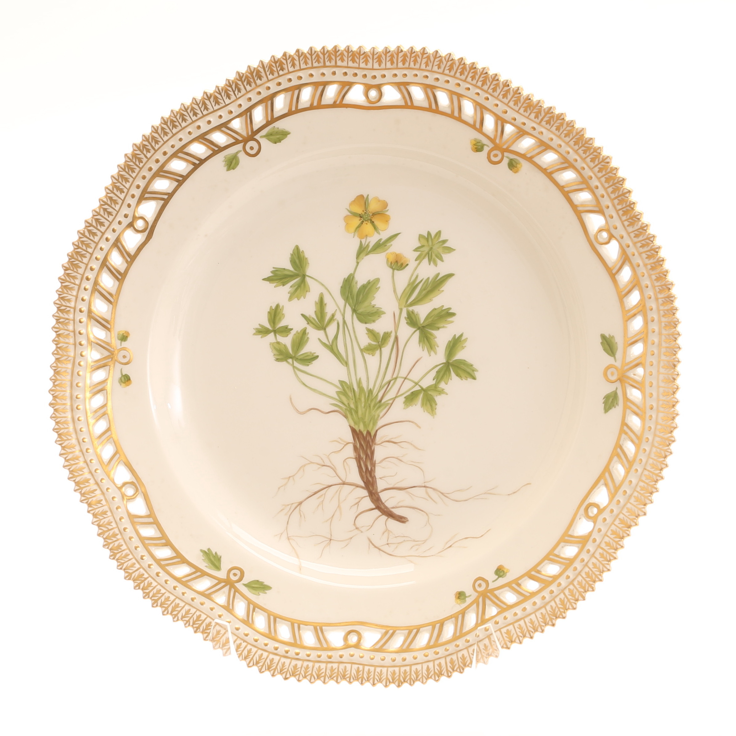 TALLRIK, porslin, "Flora Danica", Royal Copenhagen, Danmark.
