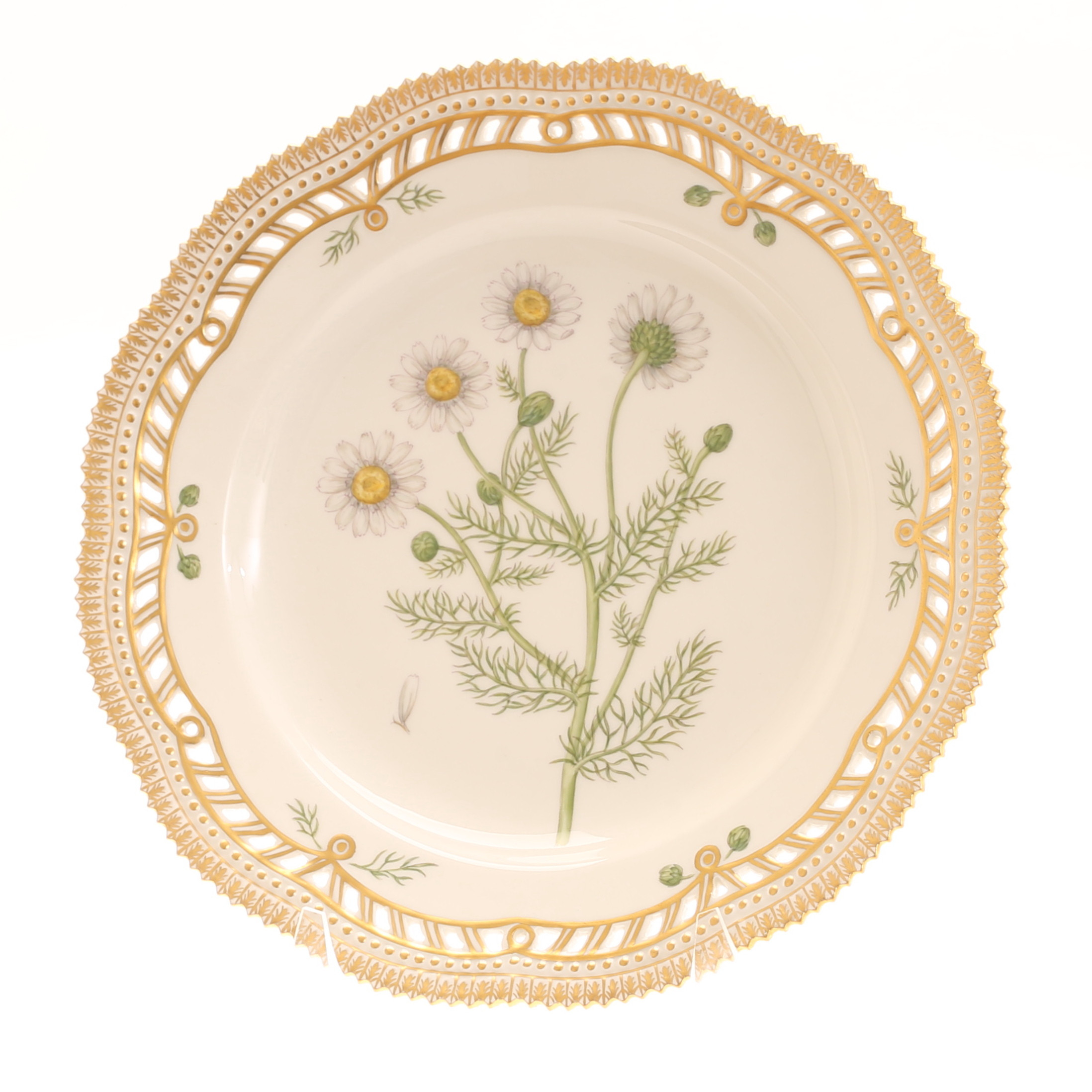 TALLRIK, porslin, "Flora Danica", Royal Copenhagen, Danmark.