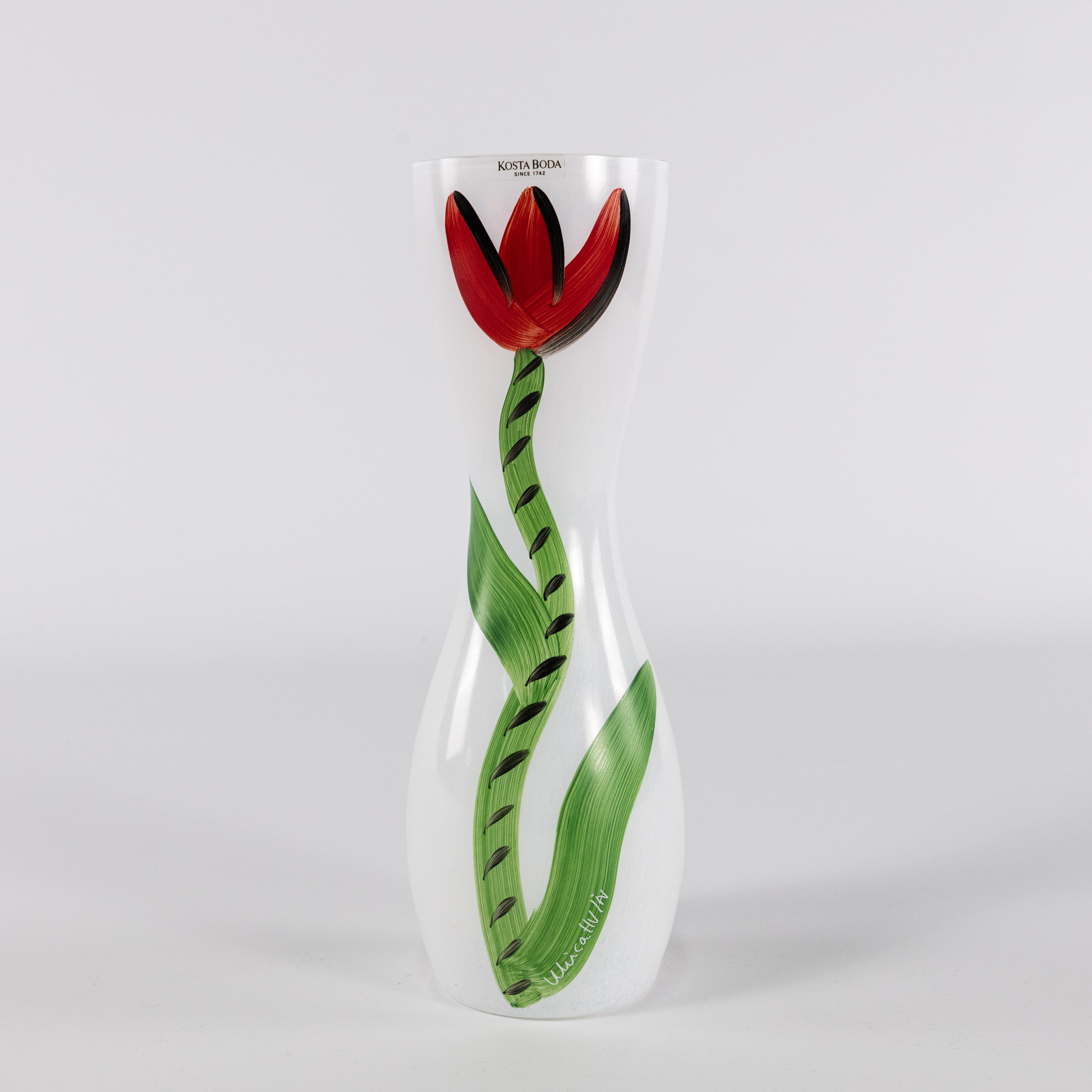 ULRICA HYDMAN-VALLIEN, vas, "Tulipa", Kosta Boda, höjd 26 cm.