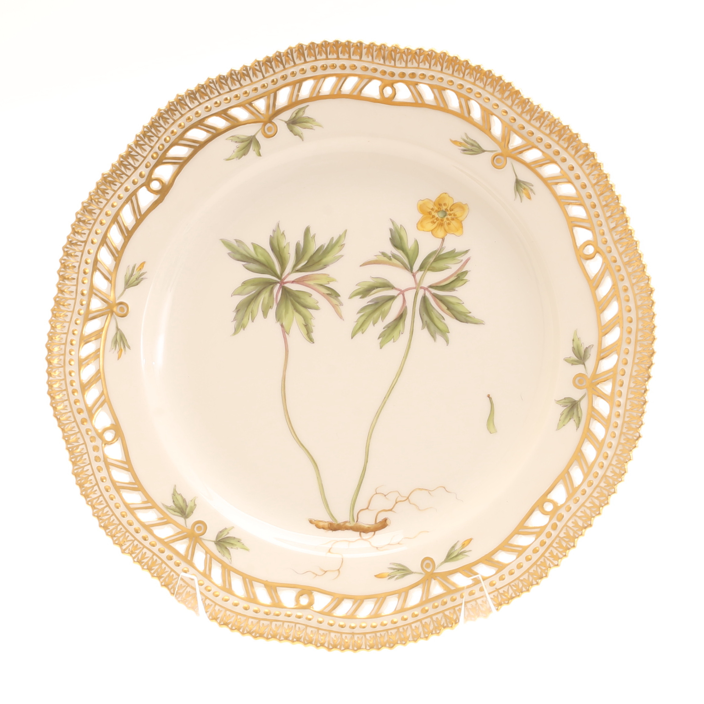TALLRIK, porslin, "Flora Danica", Royal Copenhagen, Danmark.