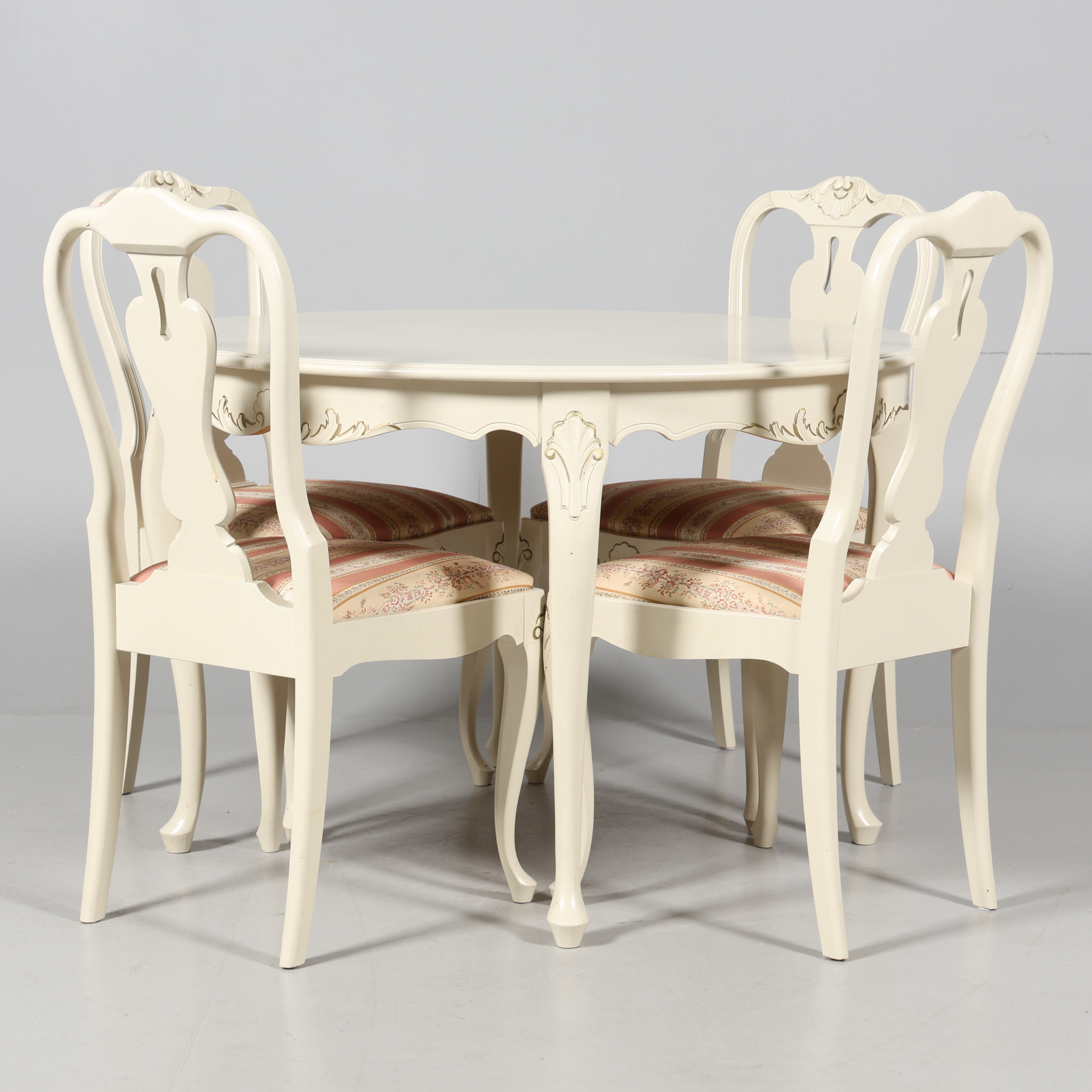 MATGRUPP, 5 delar, rokokostil, 1900-talets andra hälft.