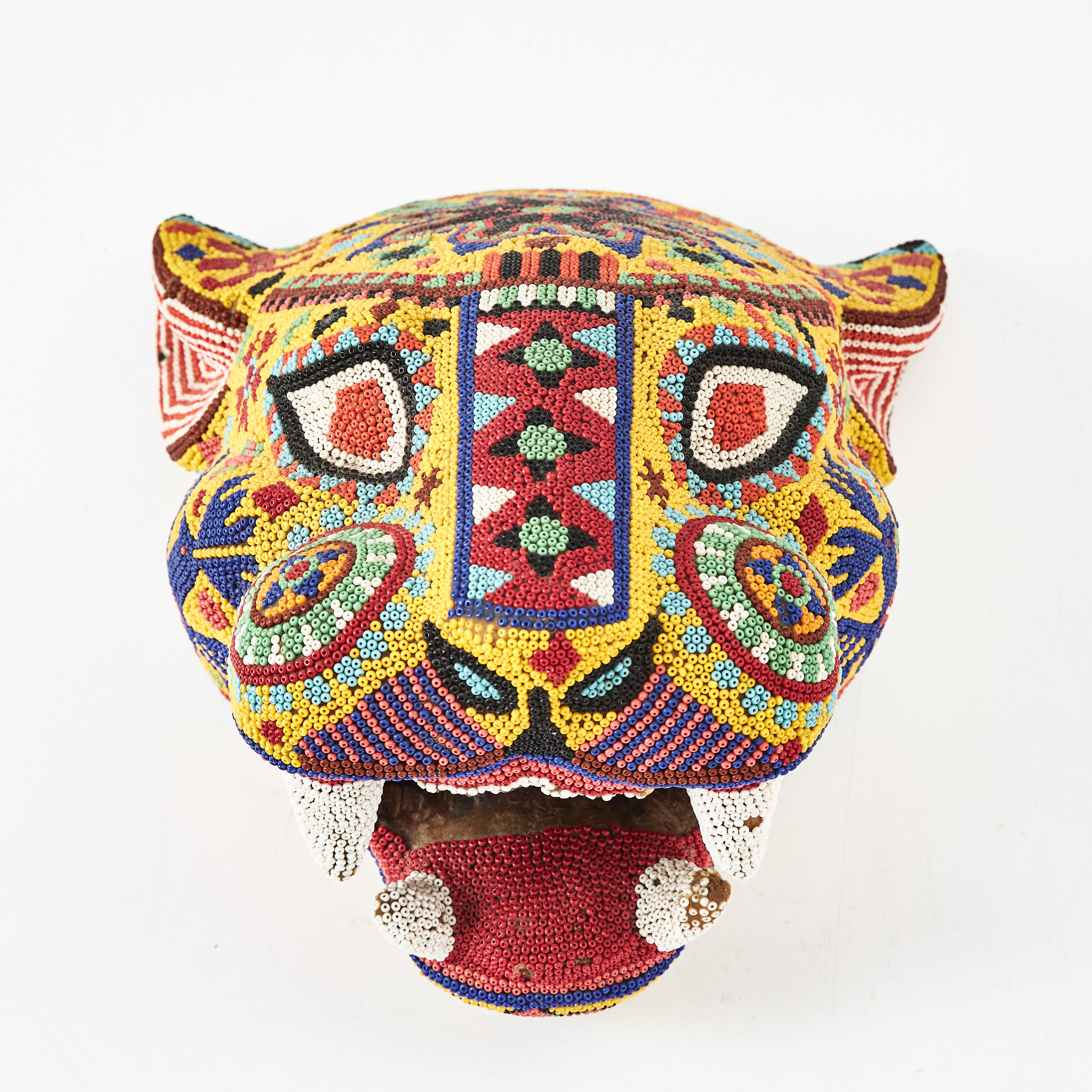 MASK, föreställande jaguar, s.k. Huichol, Mexiko.