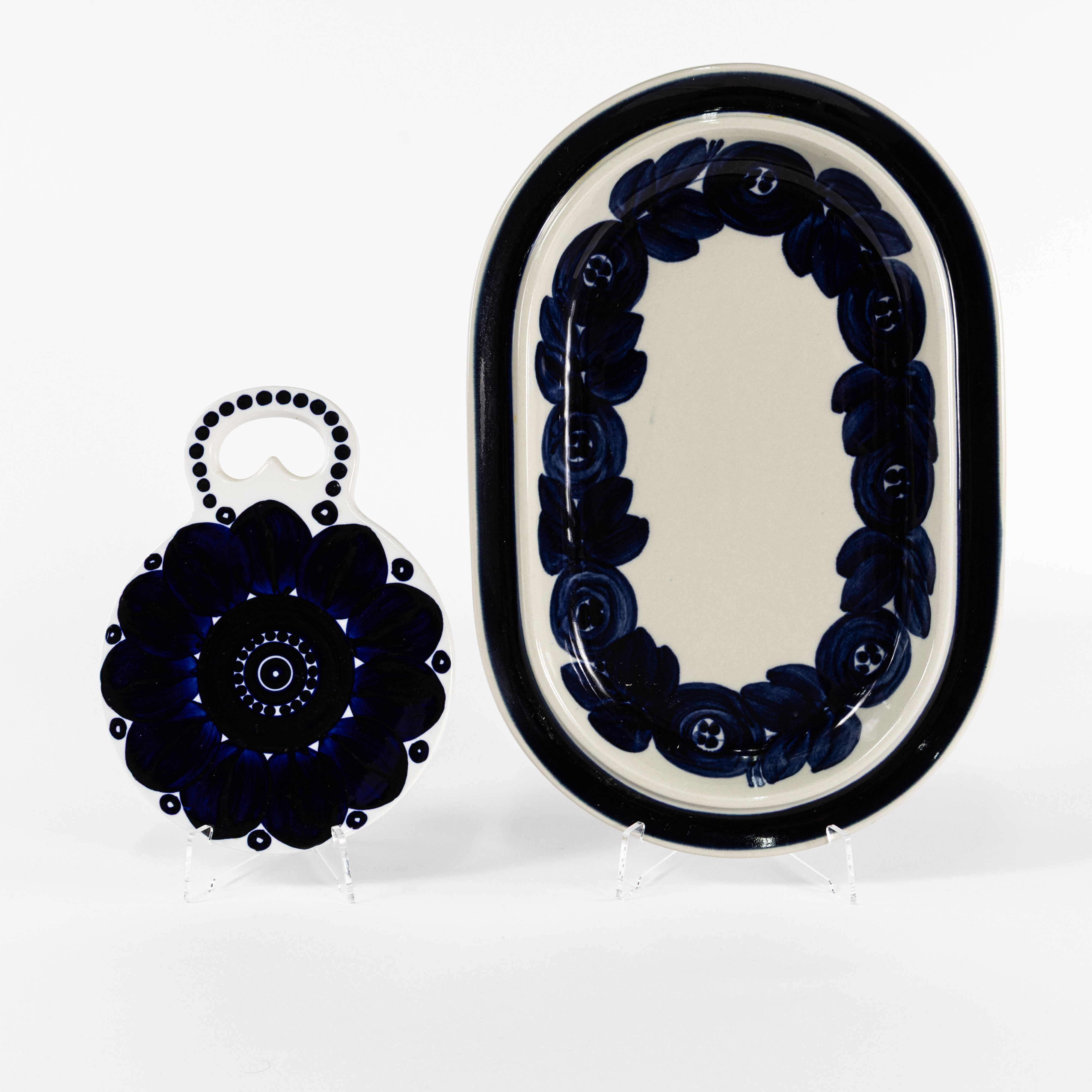 ULLA PROCOPÉ, fat, skärbräda, Arabia, längsta 36 cm.