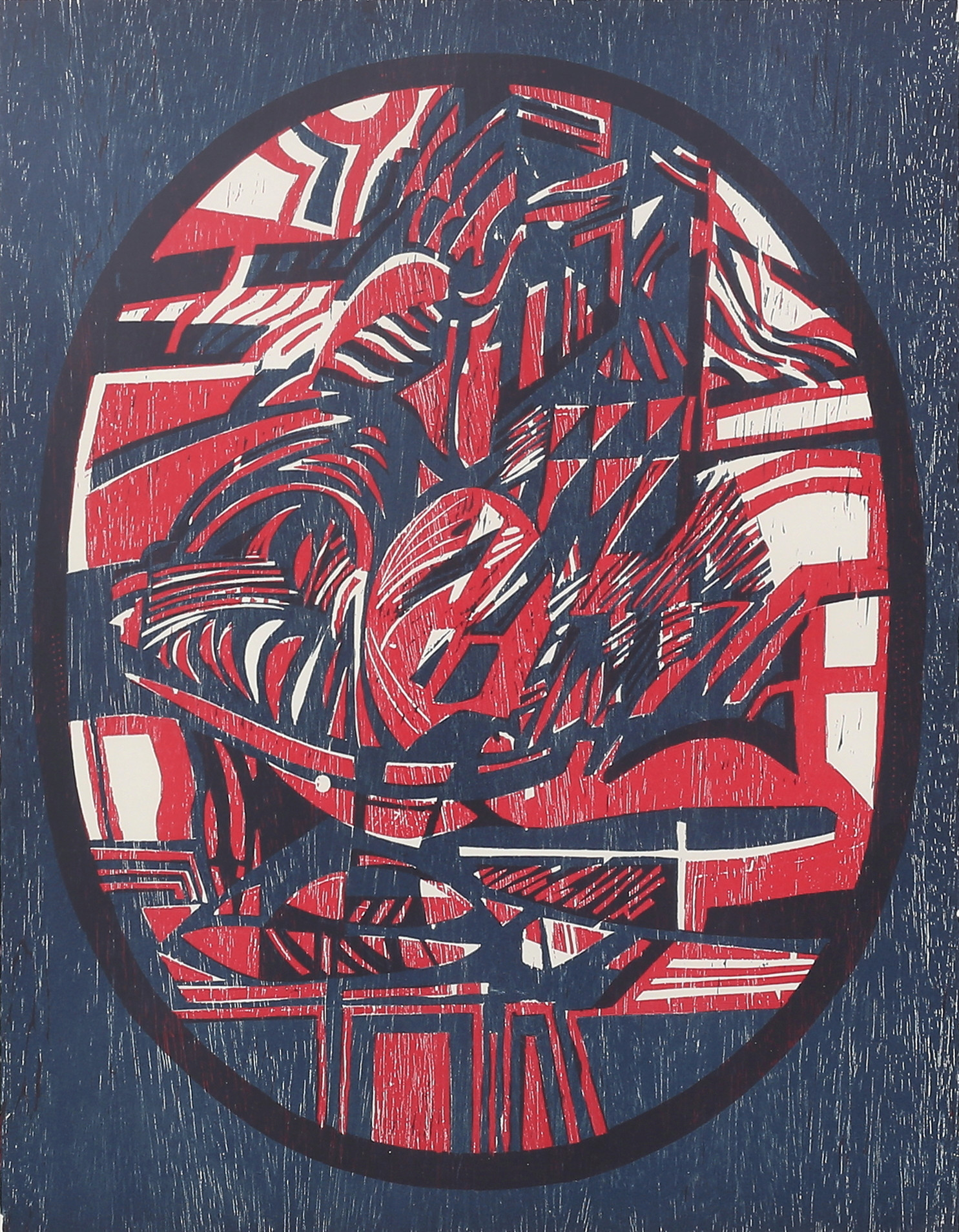 TOMAS NORDBÄCK. Komposition, färglitografi, signerad, numrerad 126/200.