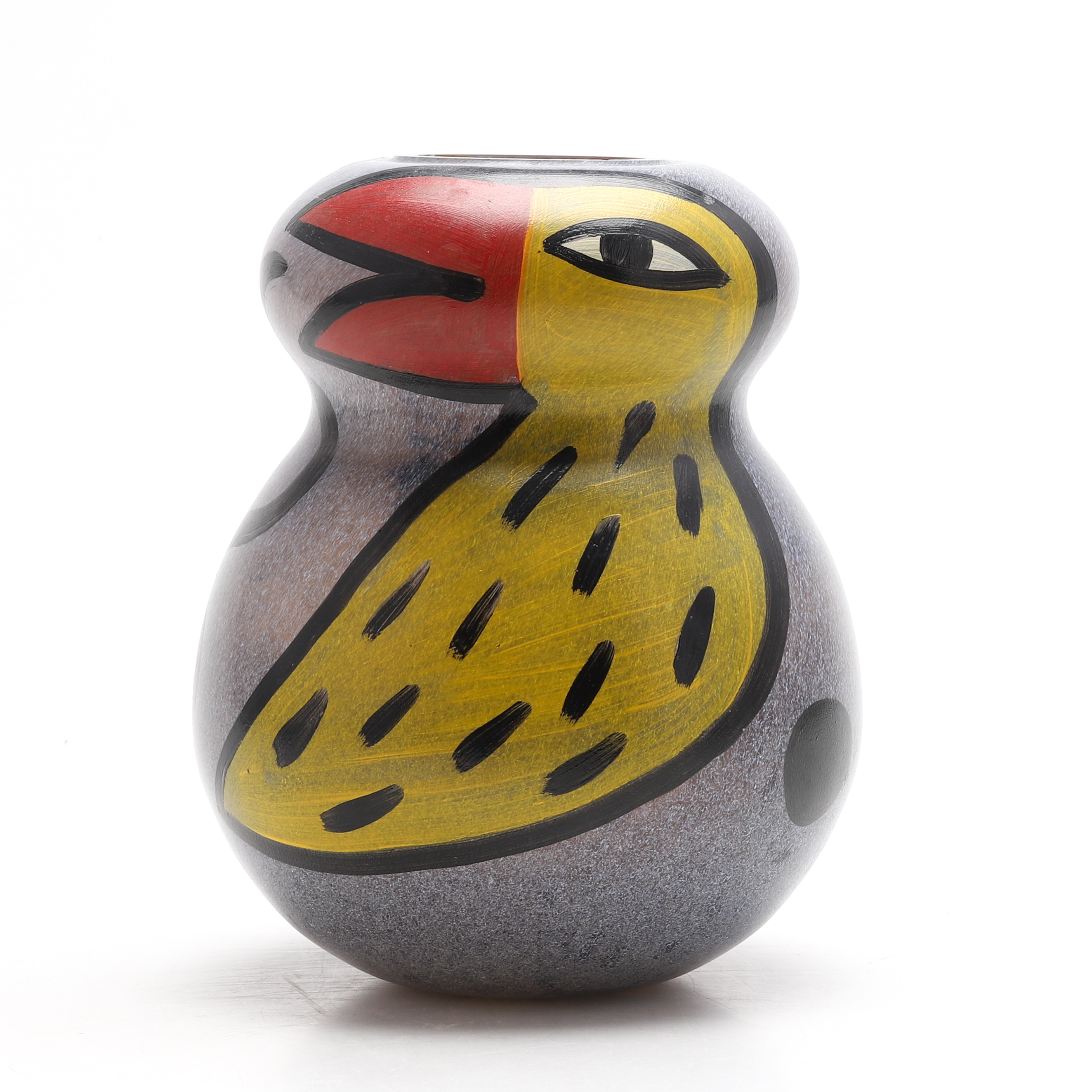 ULRICA HYDMAN VALLIEN, glas, vas, "Birdie". Kosta Boda.
