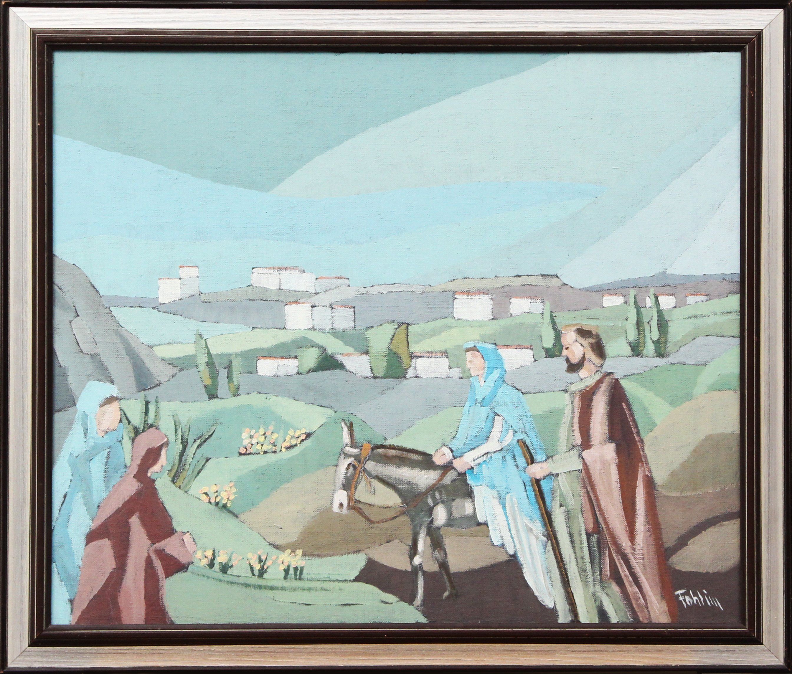 GUNNAR  FOHLIN. OLJA, på duk, signerad.