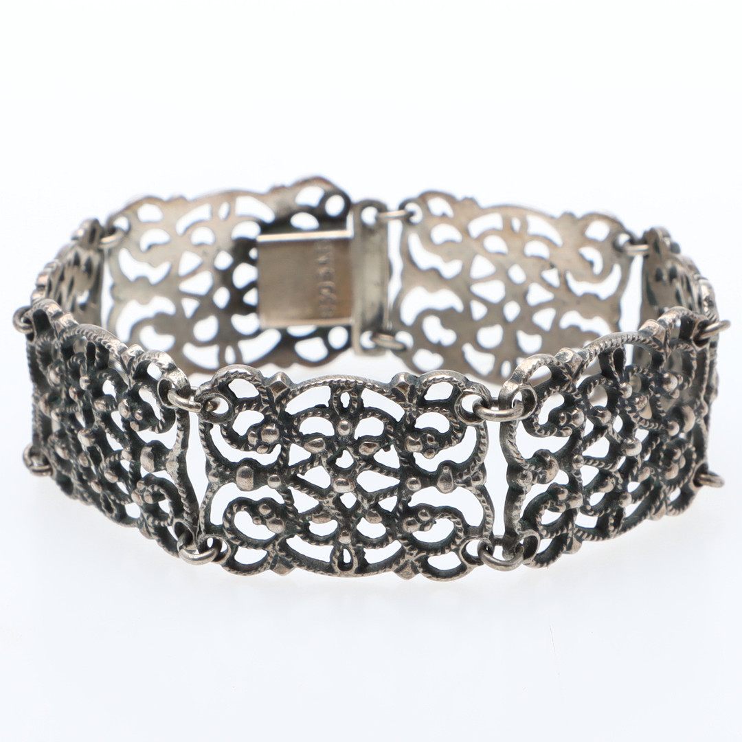 ARMBAND, silver, stämplat S.I.F.