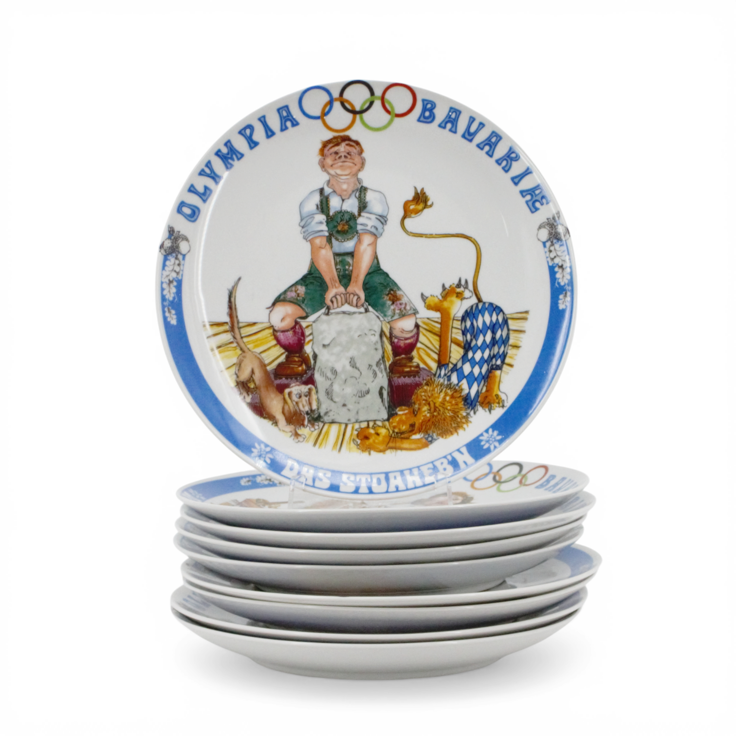 SAMLARTALLRIKAR, 9 delar, "Olympia Bavariae", Seltmann Weiden, Tyskland, 1972.