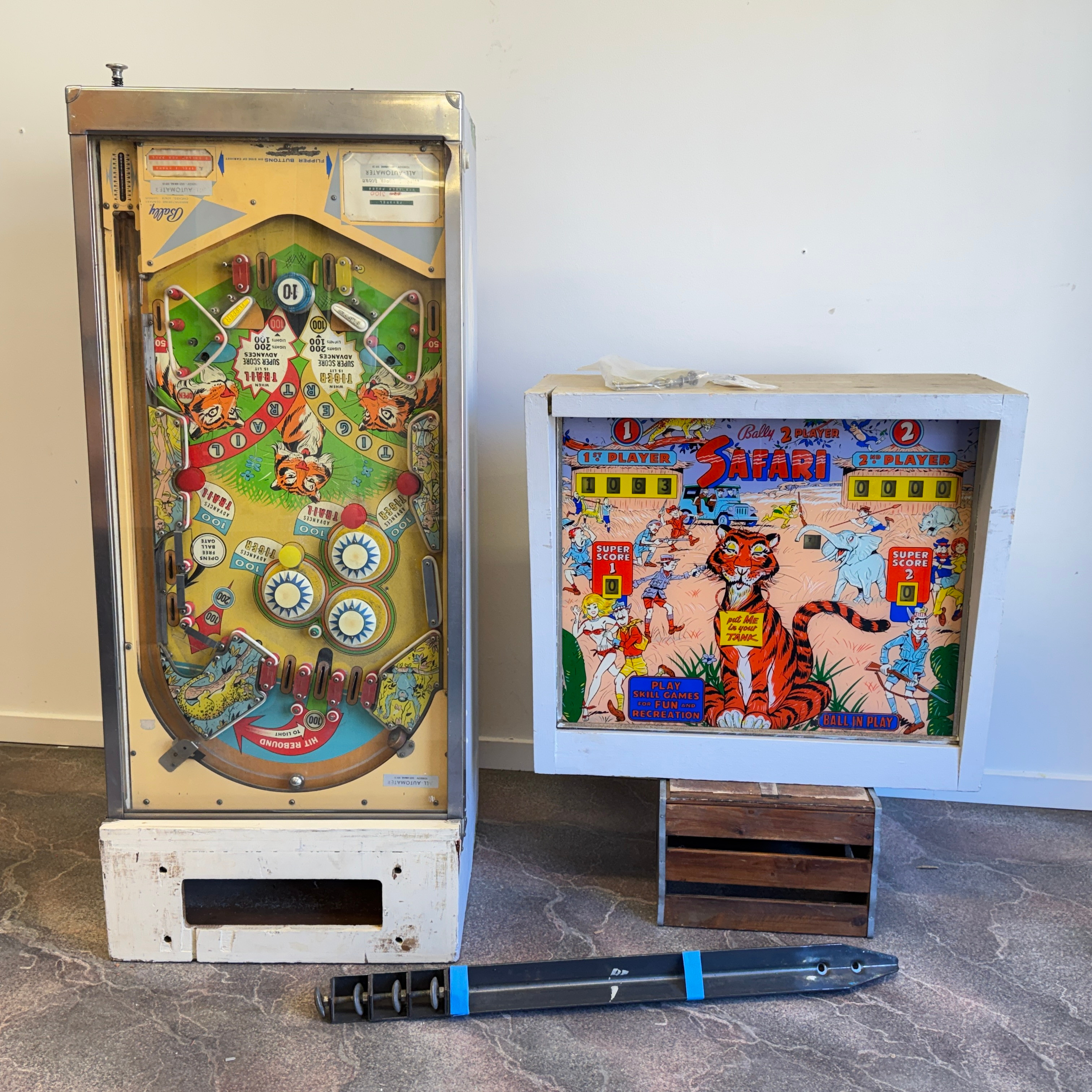 FLIPPERSPEL, BALLY SAFARI, 1968, USA.