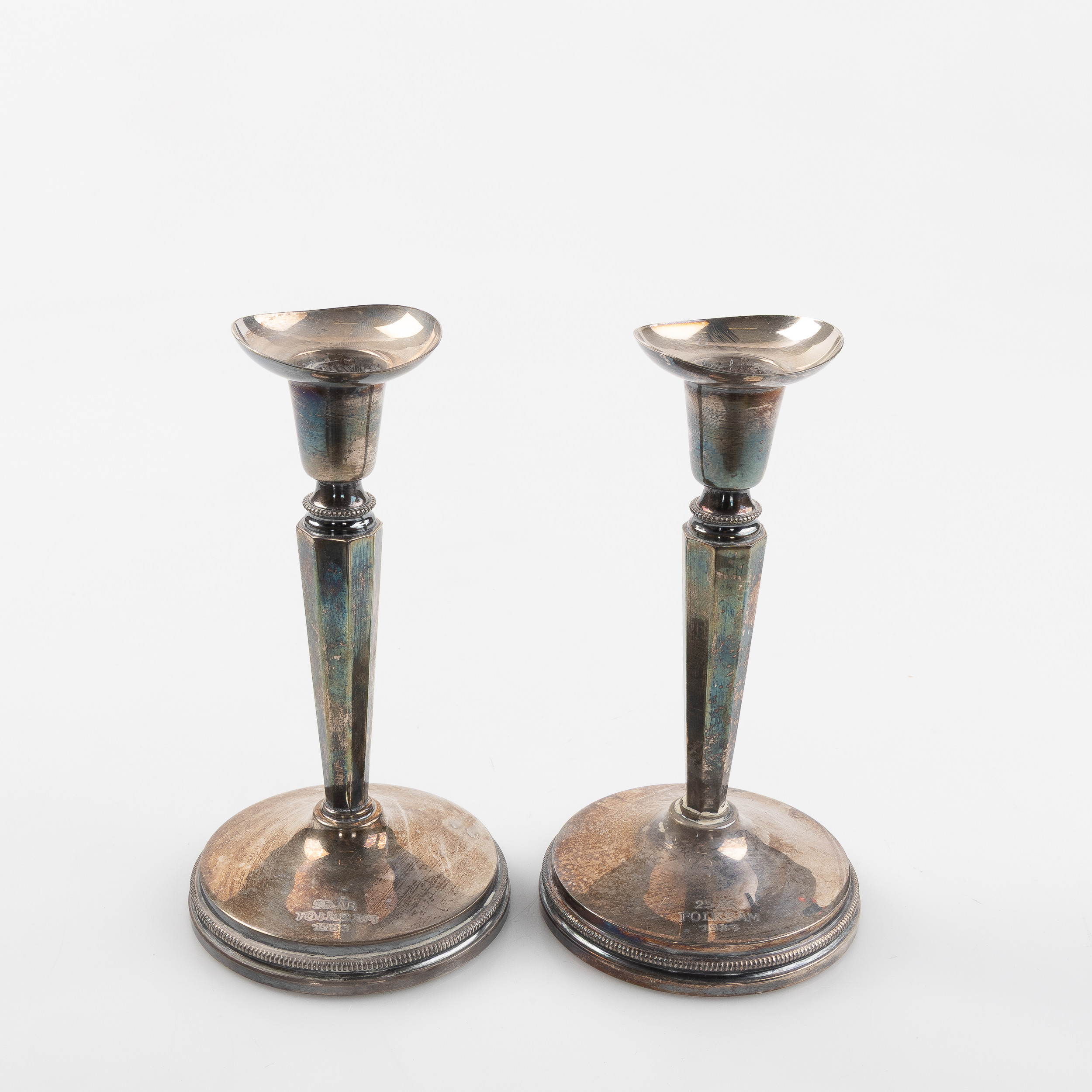 LJUSSTAKAR, ett par, MGAB, 1983.