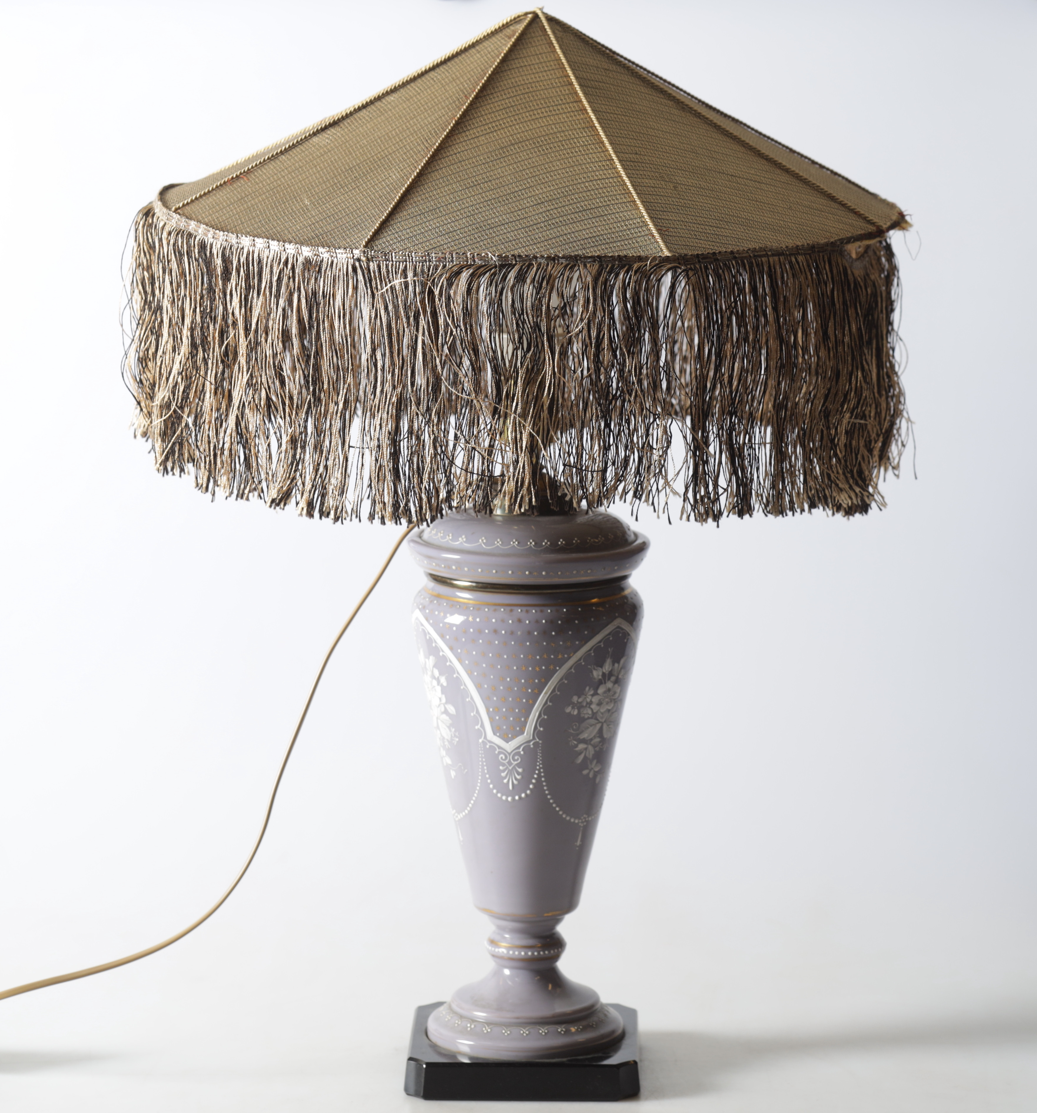 FOTOGENLAMPA, glas, elektrifierad, 1900-talets början.