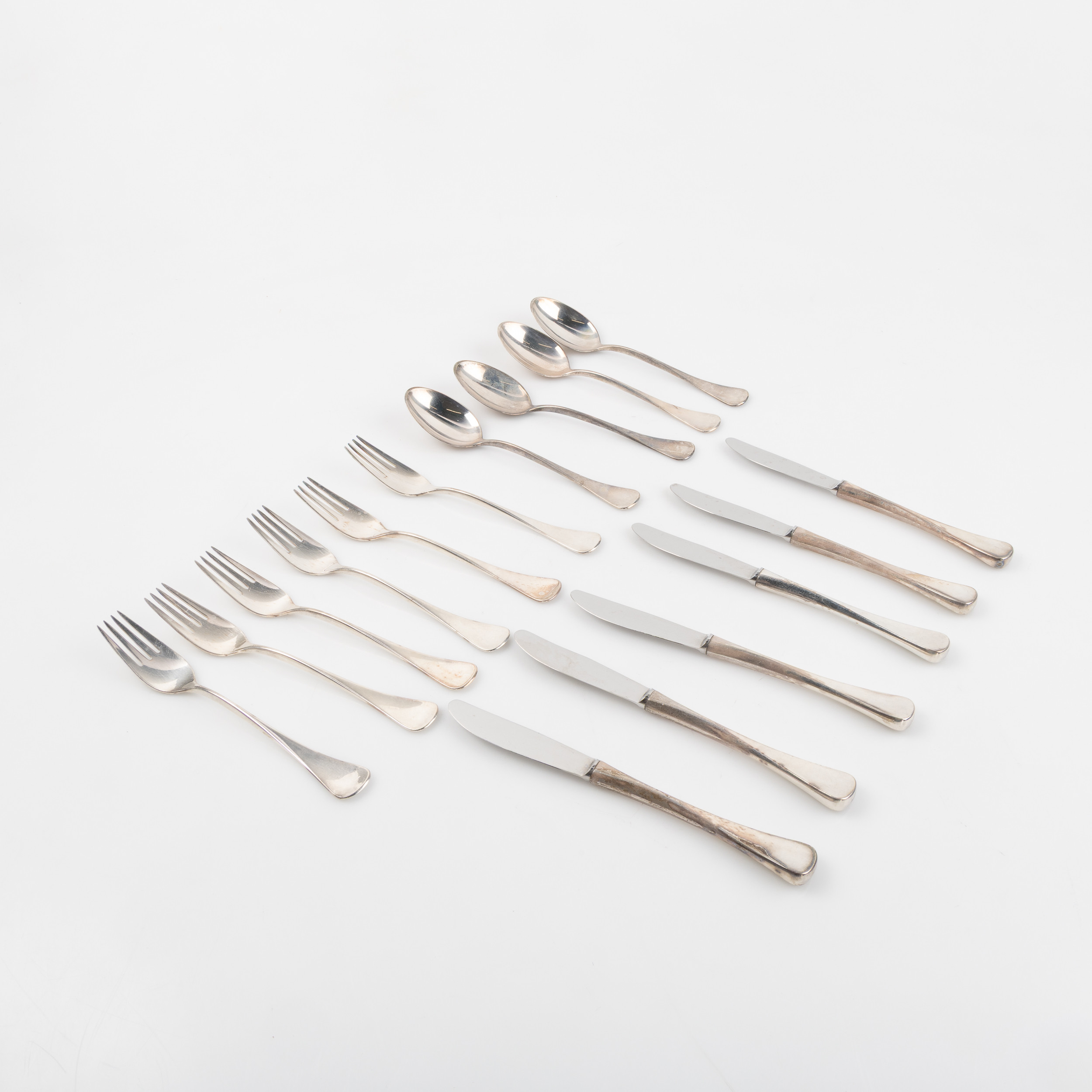BESTICK, "Patricia", 18 delar, silver, Horsens Sølvvarefabrik, Danmark.