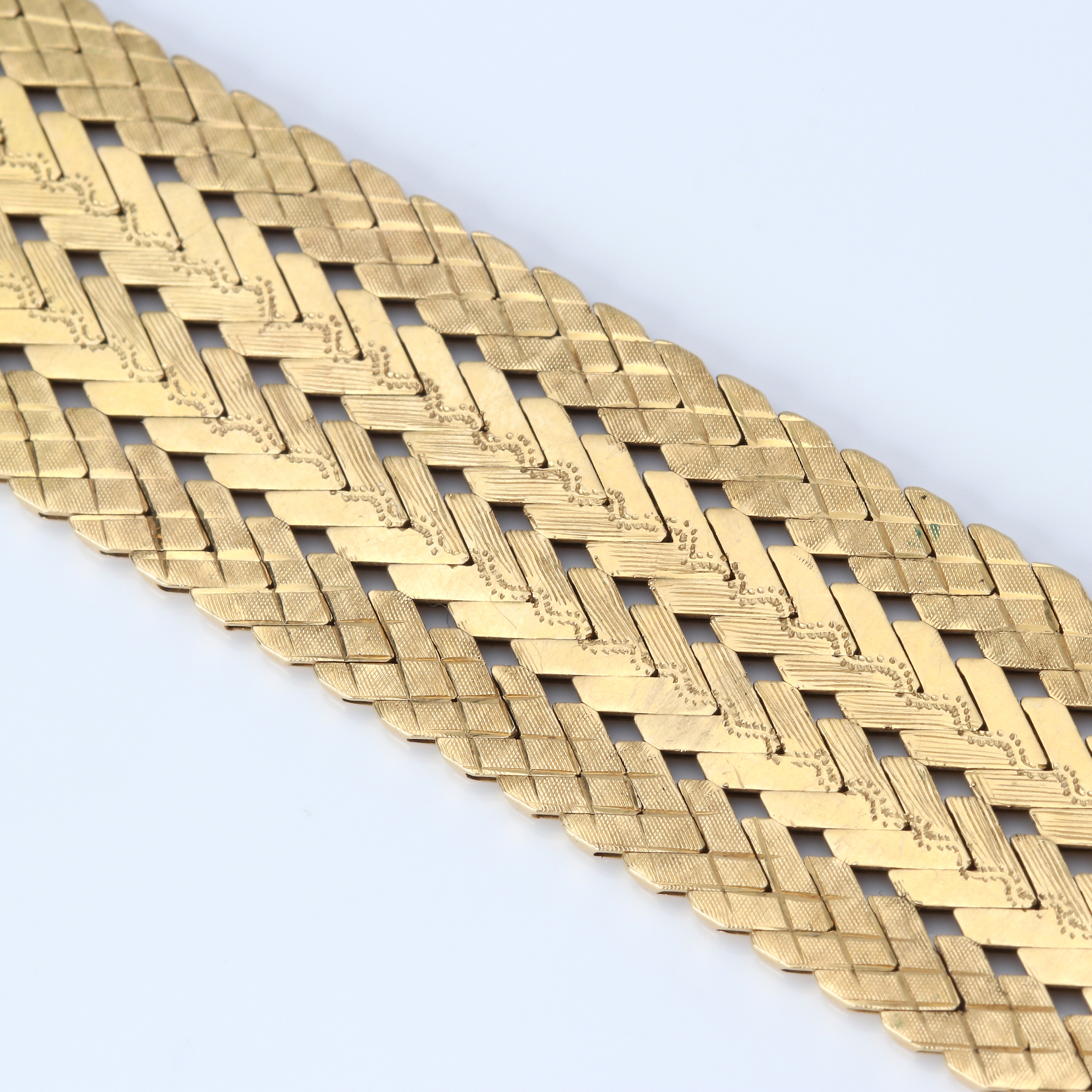 ARMBAND. 18k guld, guldsmed Gino Marchiori, Vicenza, Italien, vikt ca 66,5 gram.