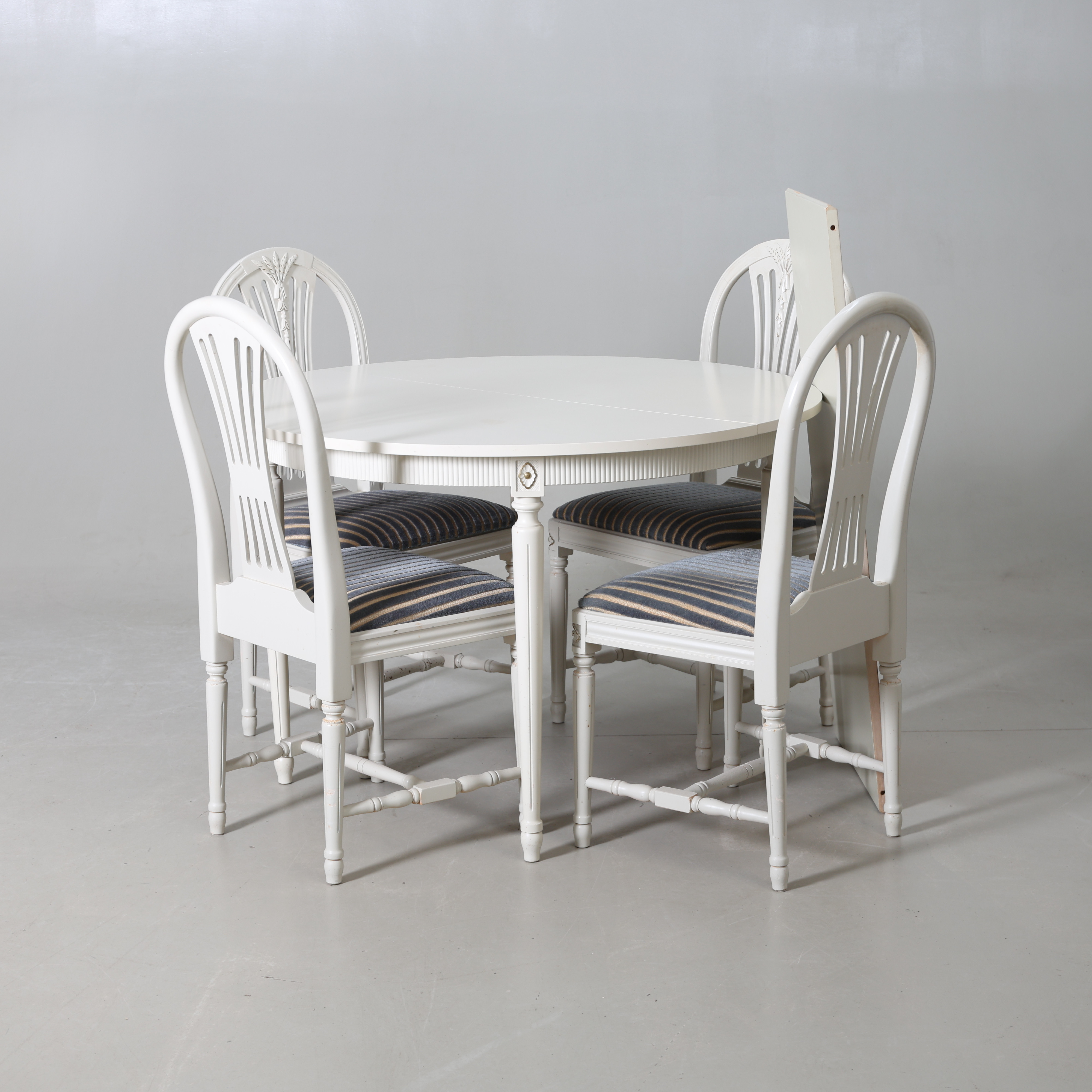 MATGRUPP, 5 delar, gustaviansk stil, 1900-tal.