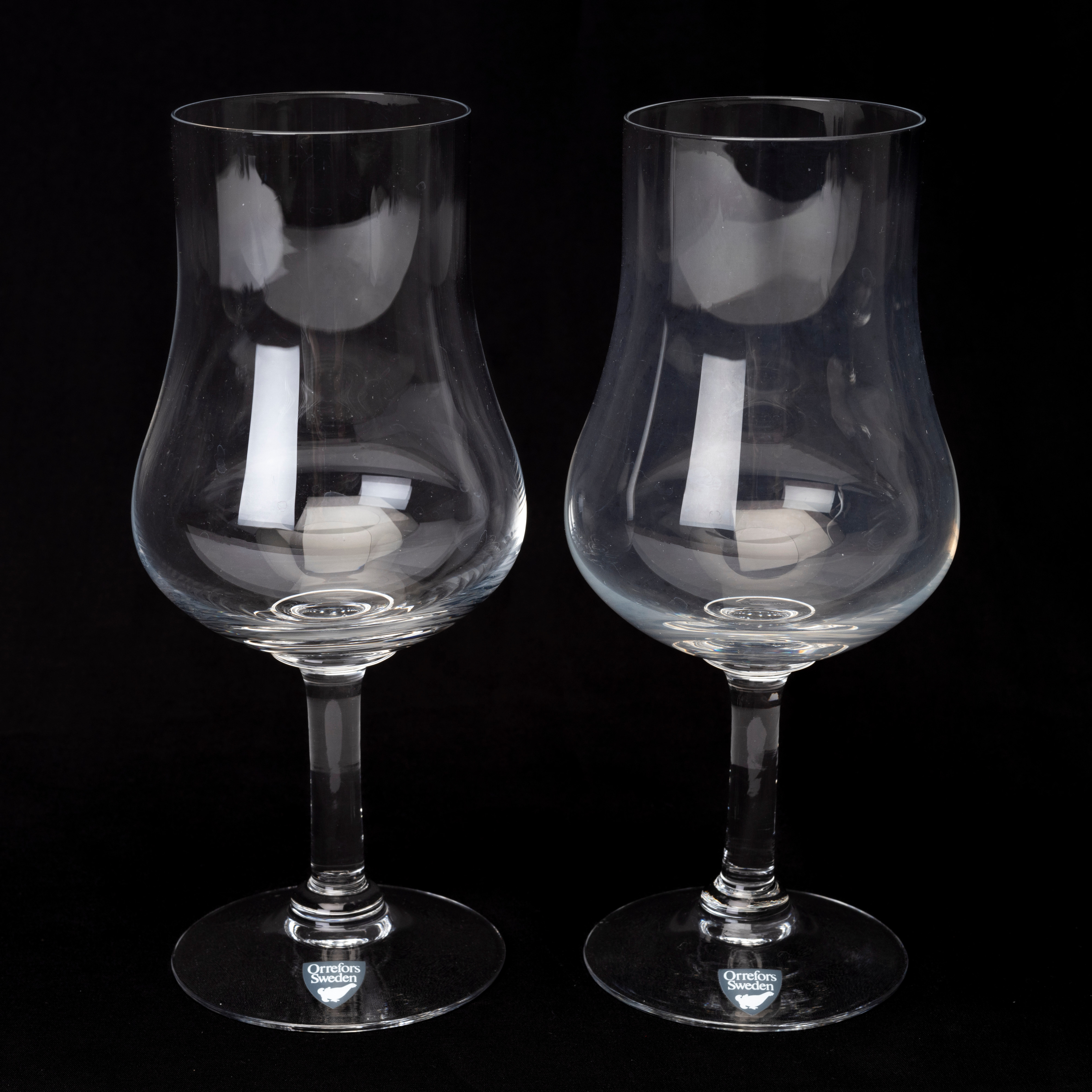 GUNNAR CYRÉN. 12 st, "Elexir", vinprovarglas, Orrefors.